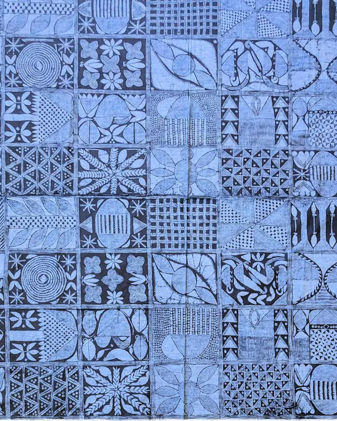 Close-up of a Adire fabric