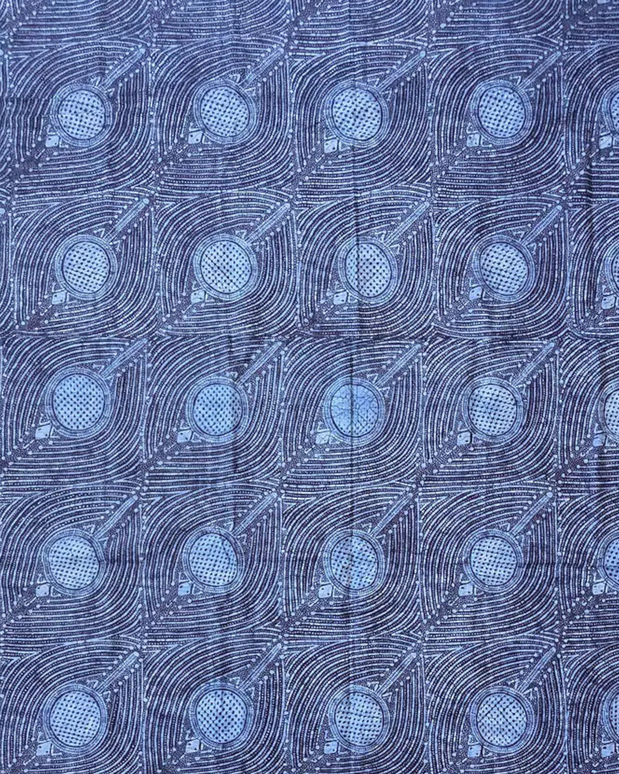 Close-up of a Adire fabric