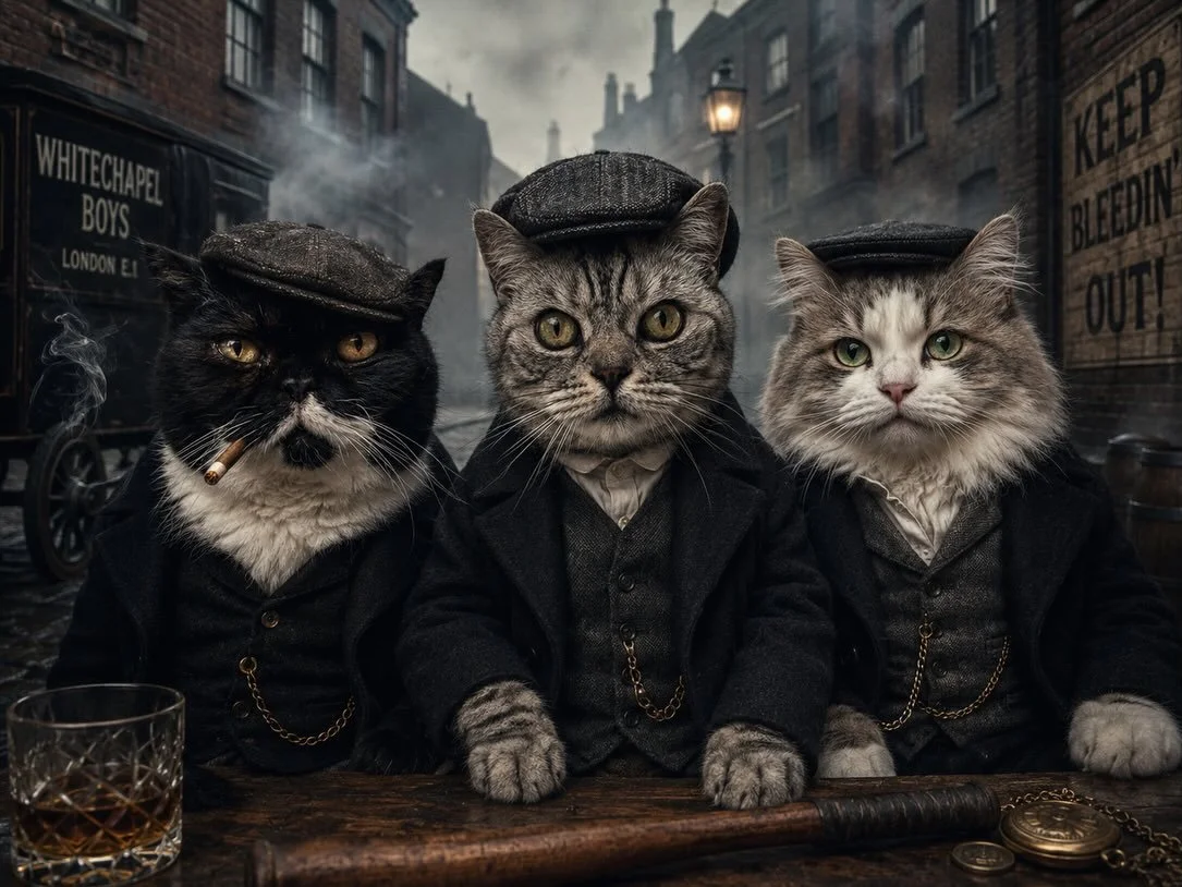 😻 My gang 😻
The East London crew are ready for maximum chilling and attention as I have a weekend without any cat sits. MIssy, Ellie and Reggie as east London gangsters. Swipe for the fancy version. 😅
..
#catsitting #eastlondon #catsofinstagram #e