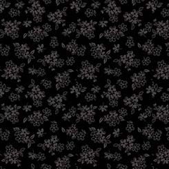 QUILTING ILLUSIONS - CALICO - BLACK