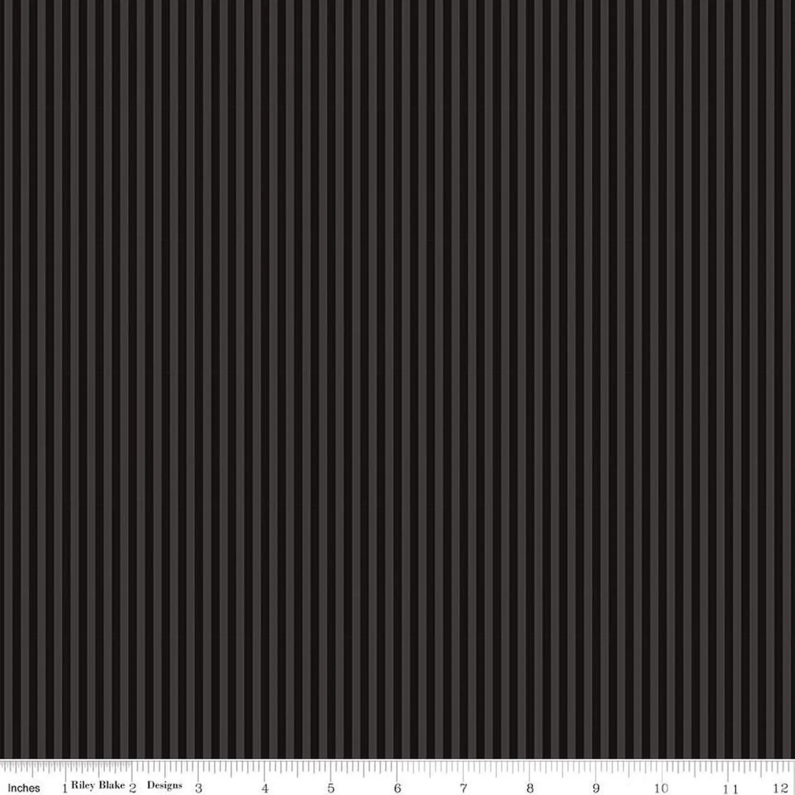1/8" Tonal Stripe Black