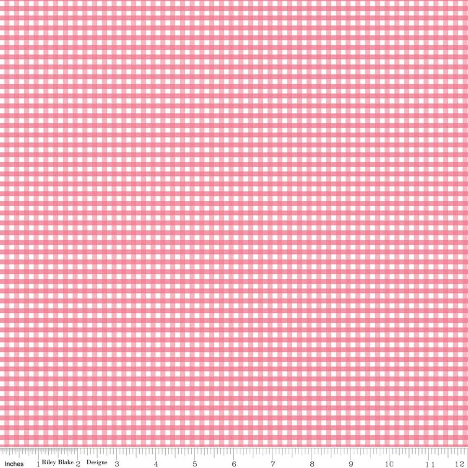 1/8" Gingham Sugar Pink