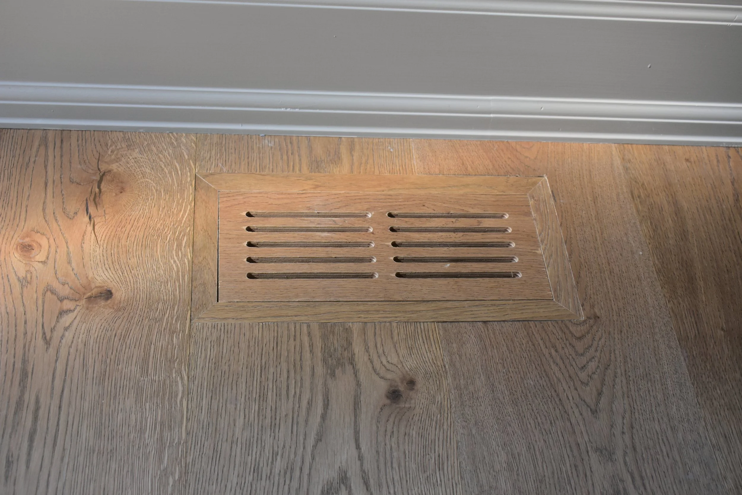 Custom CNC Flush Mount Hardwood Vents