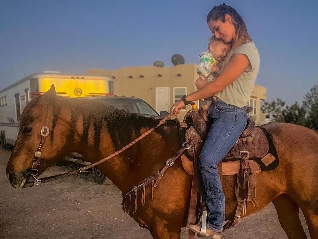 Wade's first ride 💕