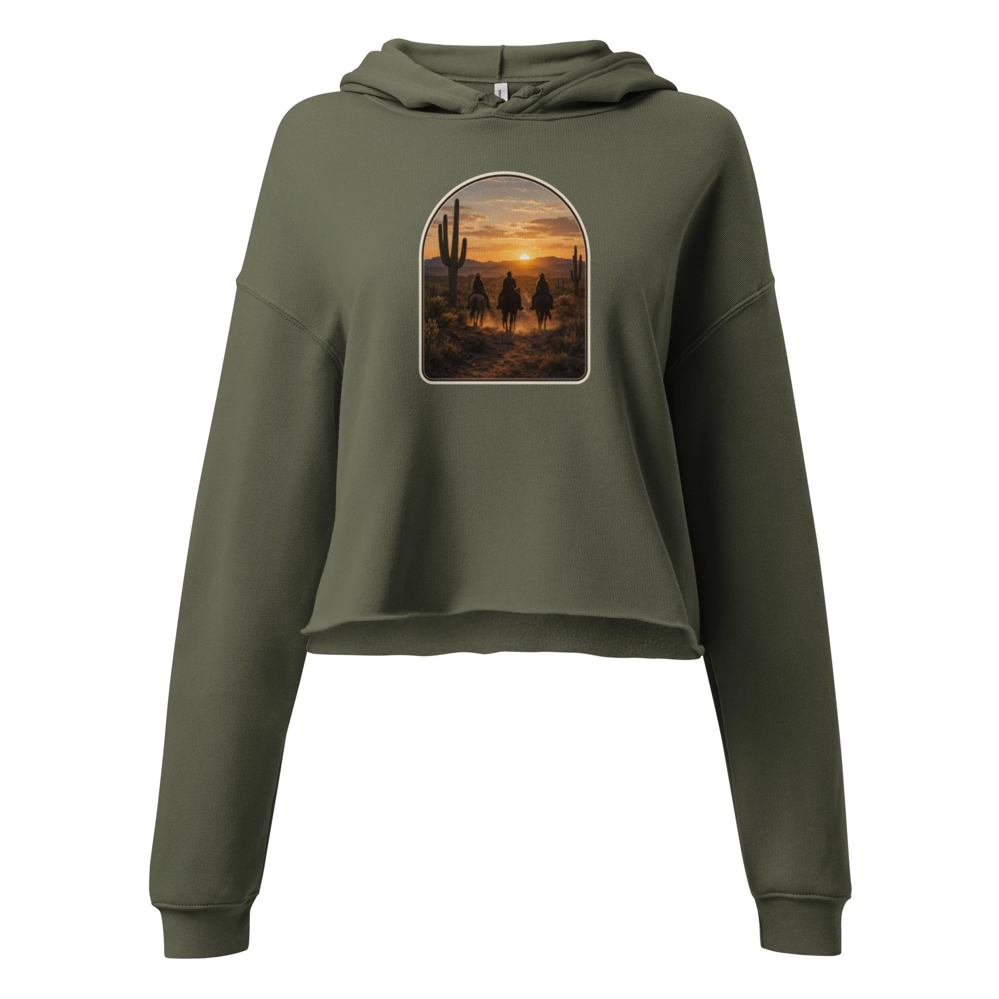 Desert Riders Crop Hoodie