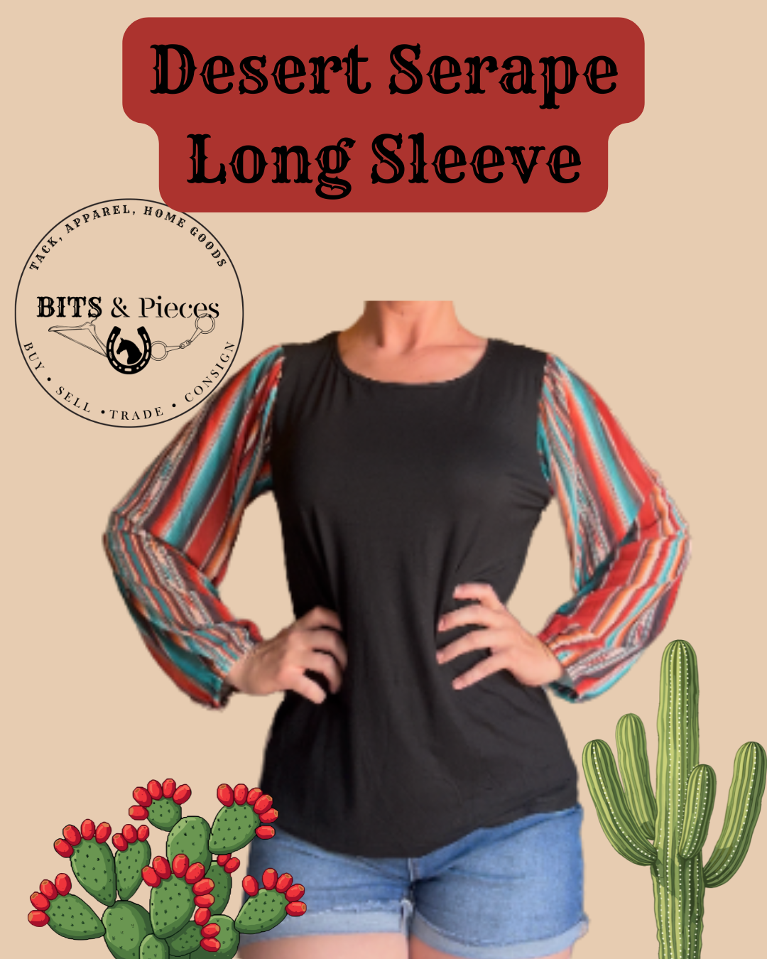 Desert Serape Long Sleeve Shirt