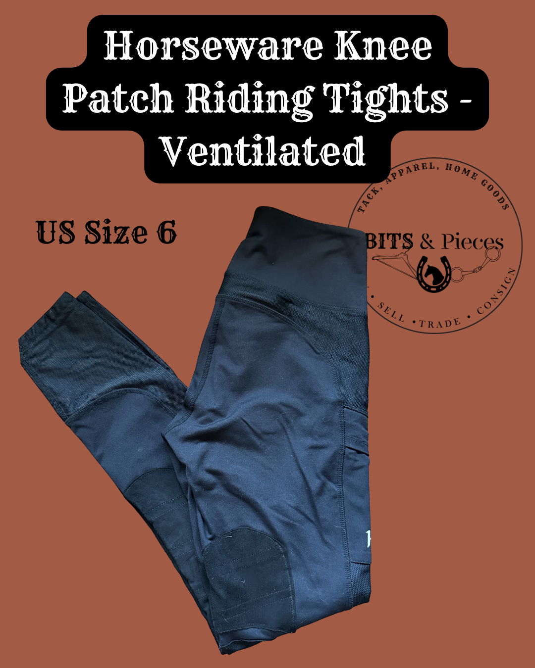 Horseware Knee Patch Riding Tights - Ventilated (2).png