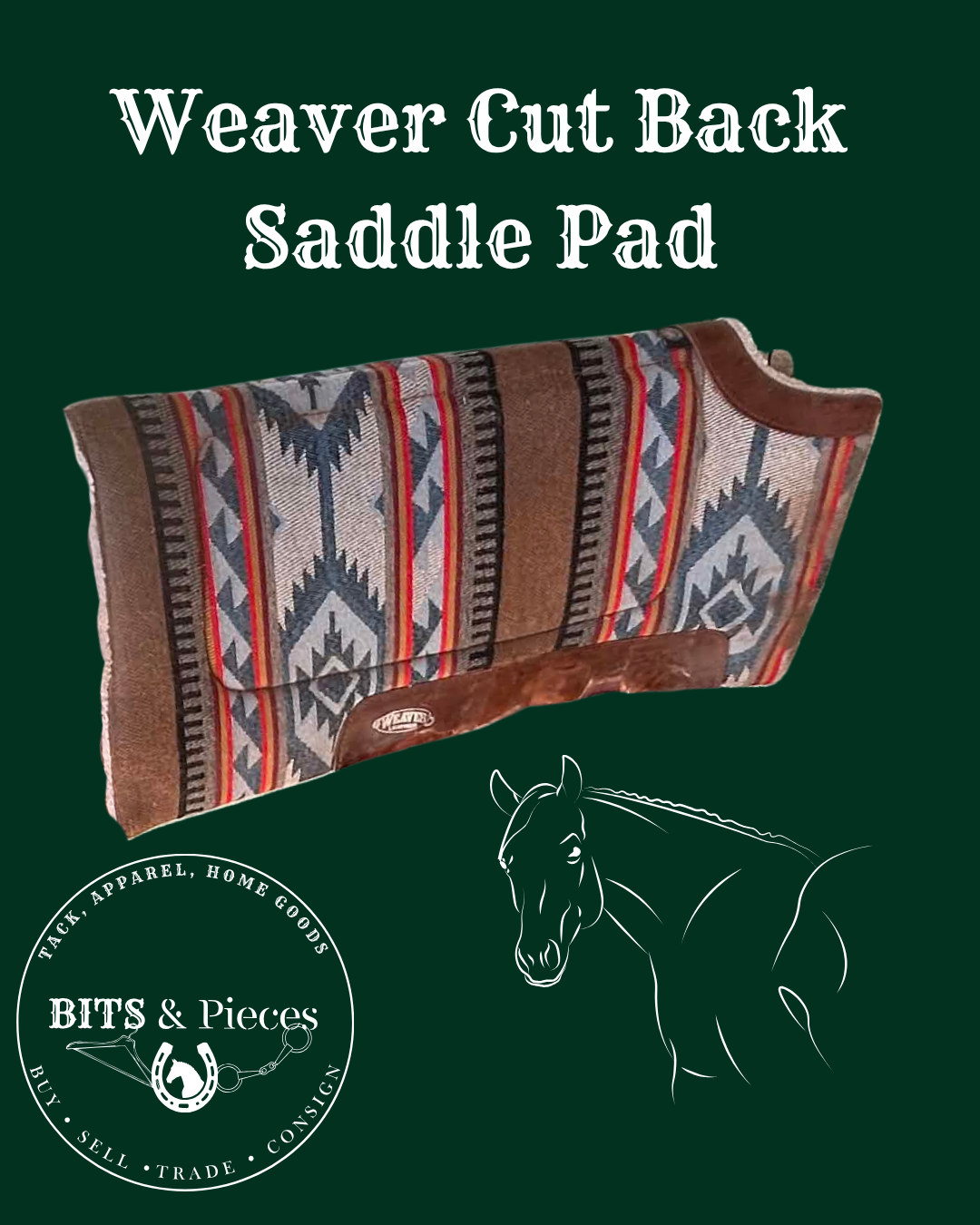 Weaver Cut Back Saddle Pad