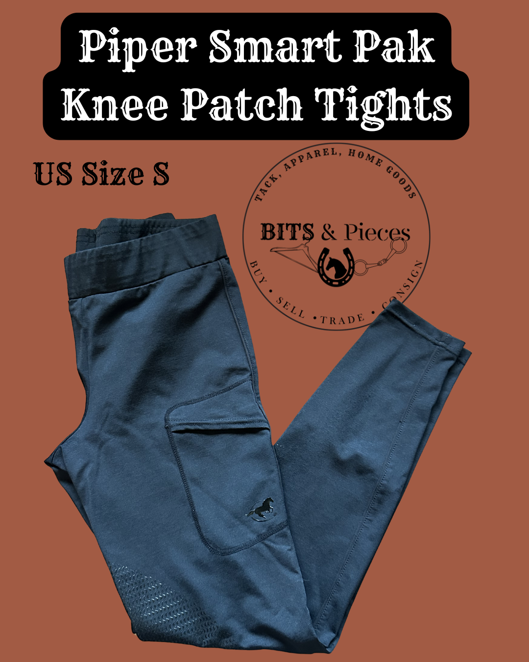 Piper Smart Pak Knee Patch Tights
