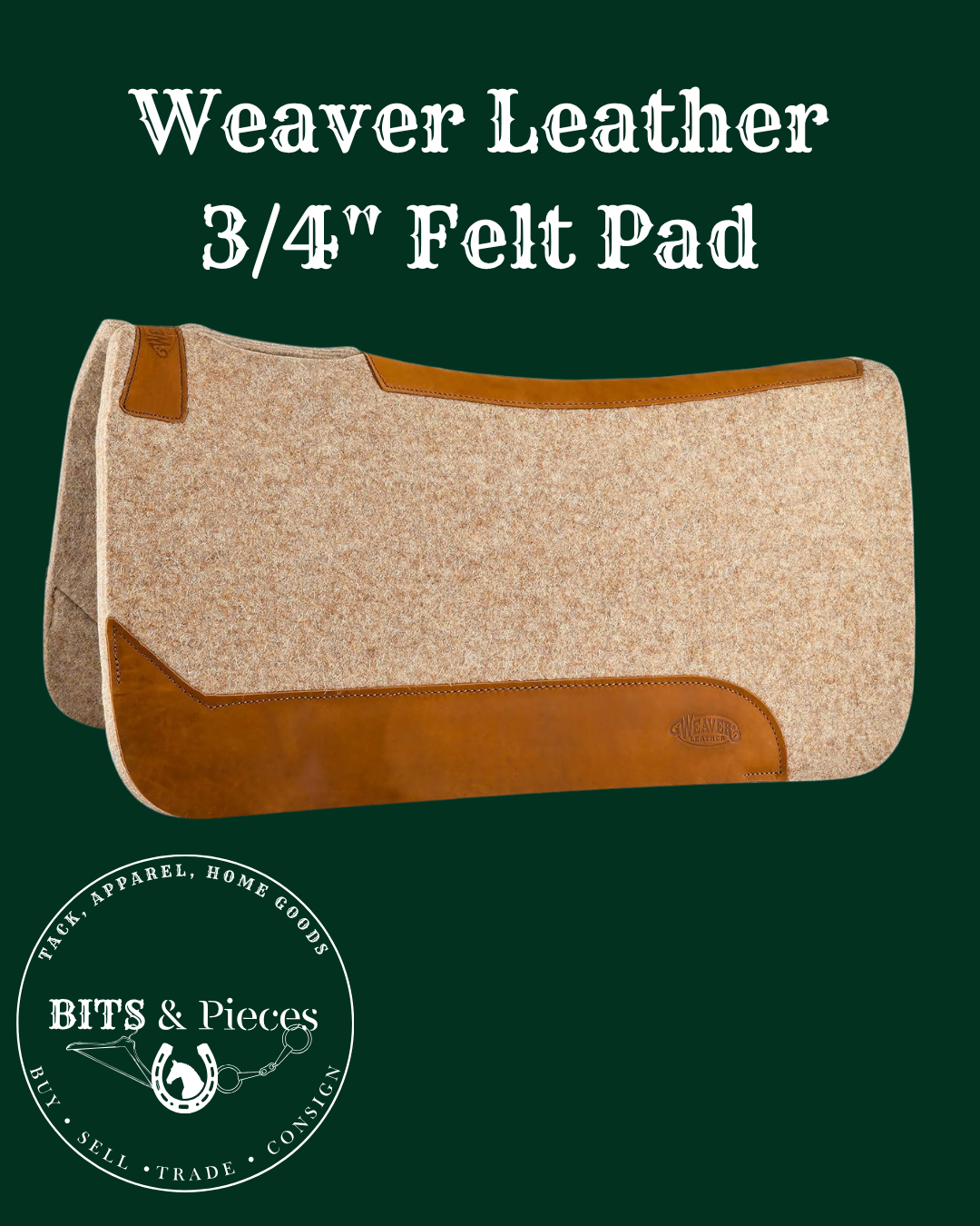Weaver Felt Saddle Pad