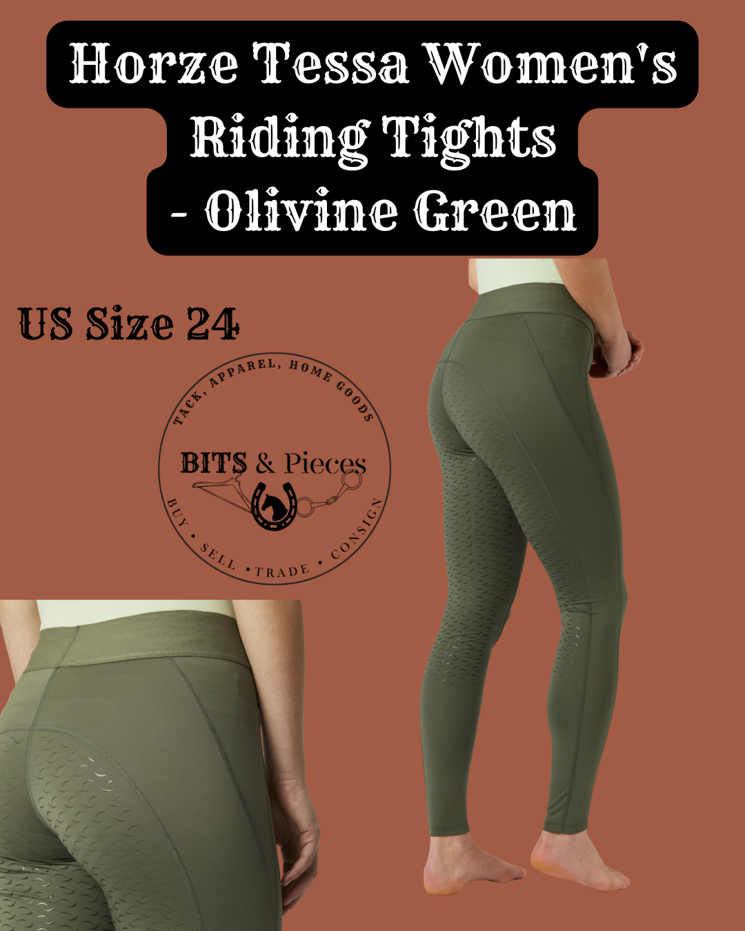 Horze Tessa Women's Riding Tights Green (3).png