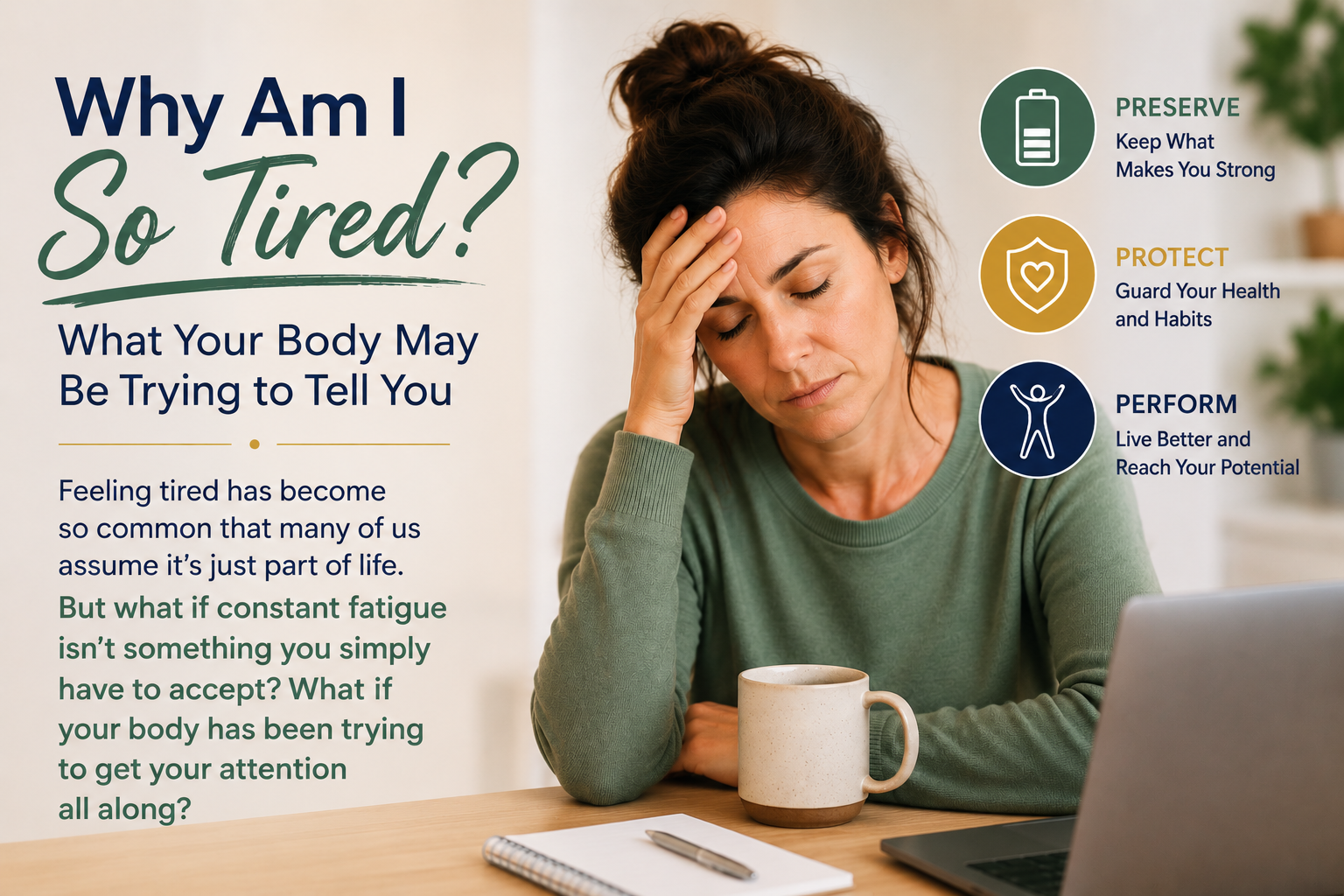 Why Am I So Tired? What Your Body May Be Trying to Tell You