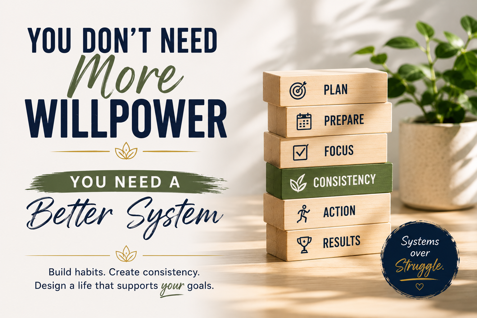 You Don't Need More Willpower