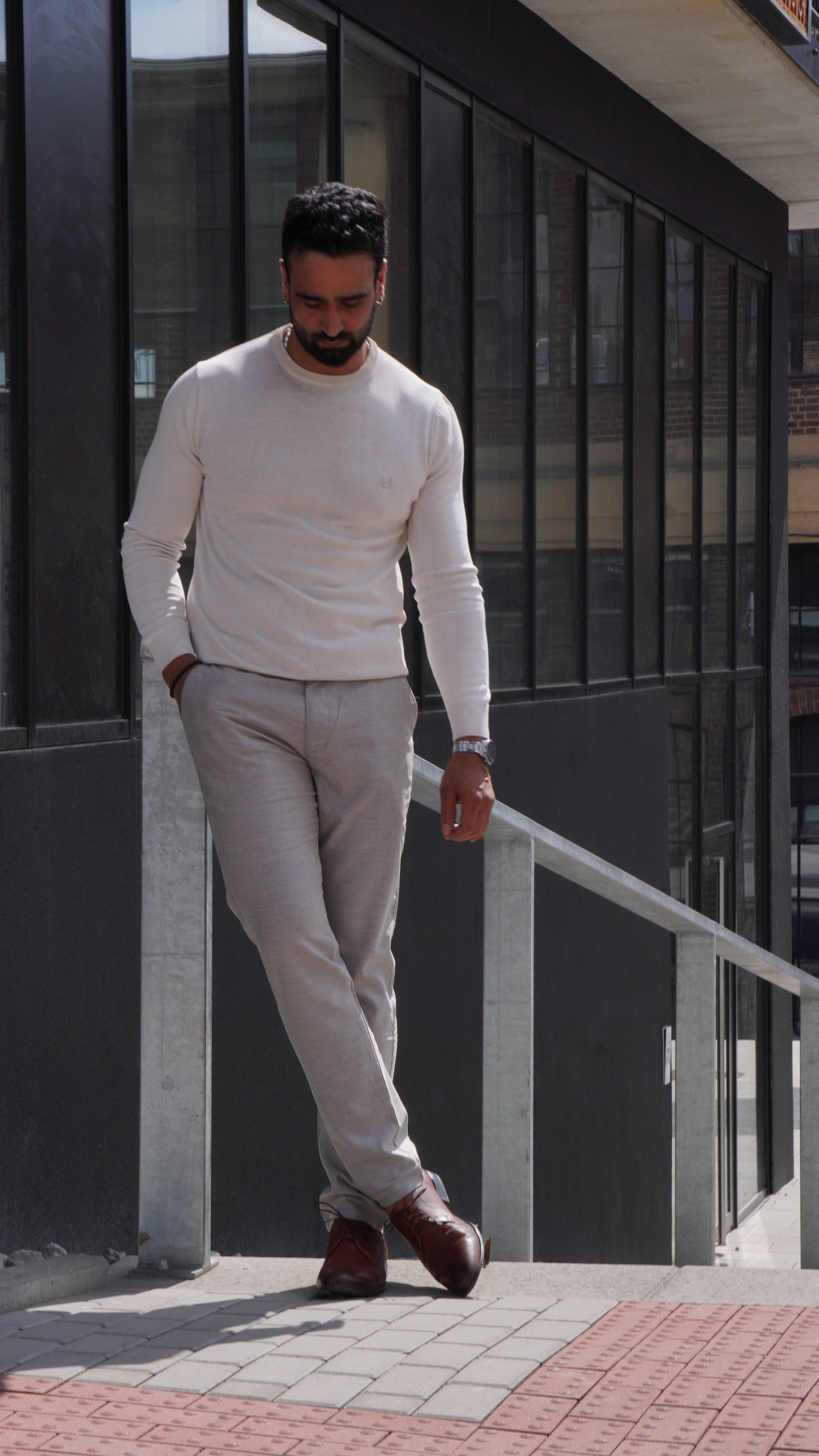Smetanový Casual outfit
