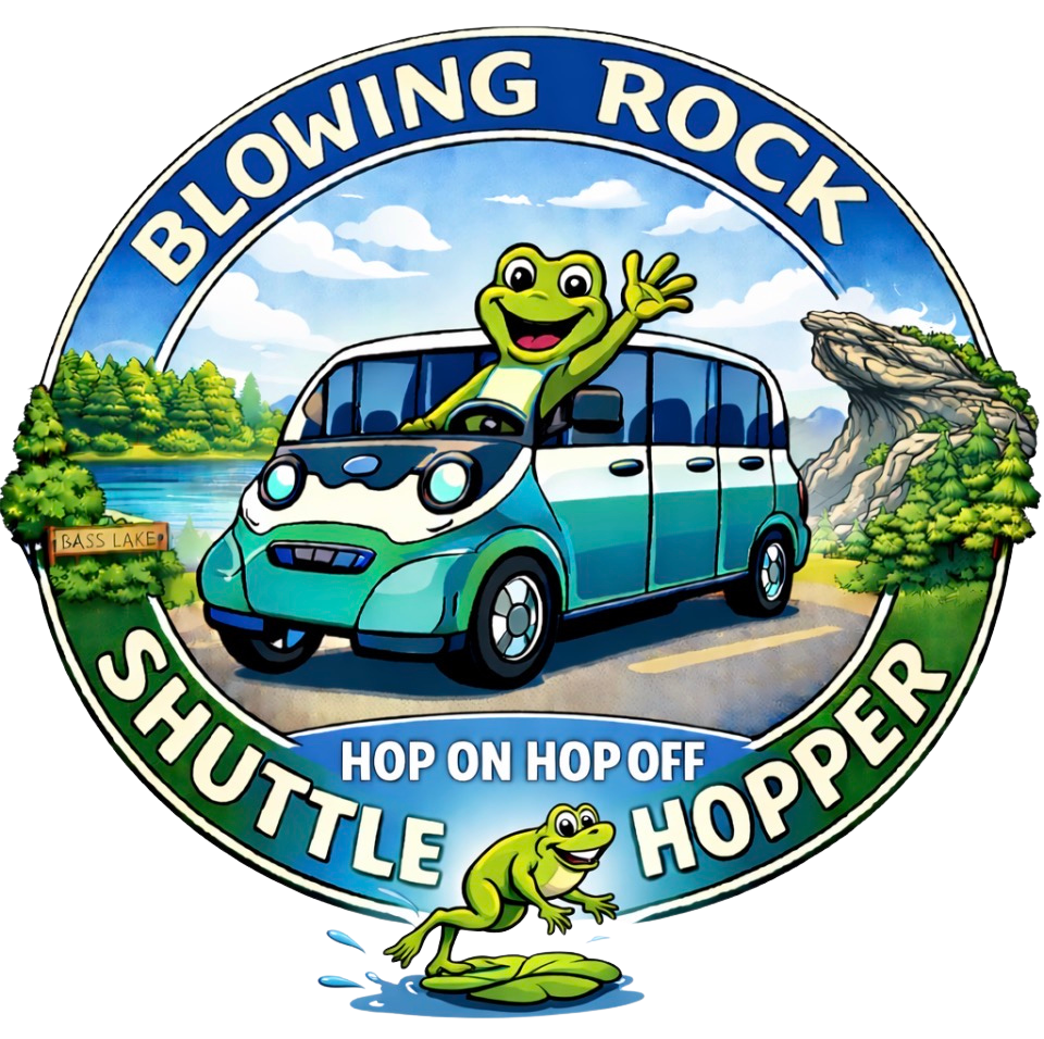 Premium park and ride shuttle service in Blowing Rock, NC. Hop and ride!