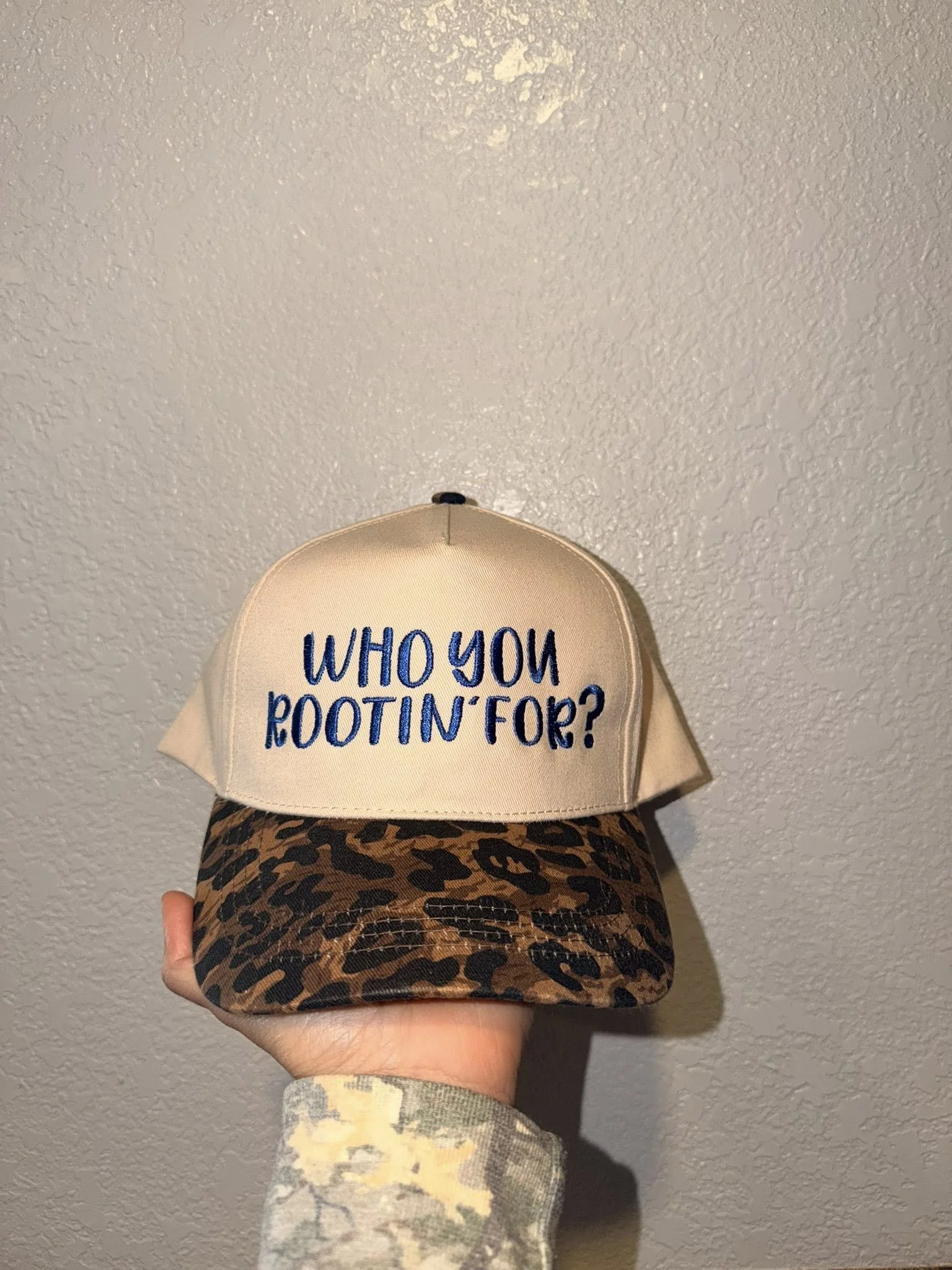 “Who You Rootin’ For?” Leopard Hat ⚾️🐆