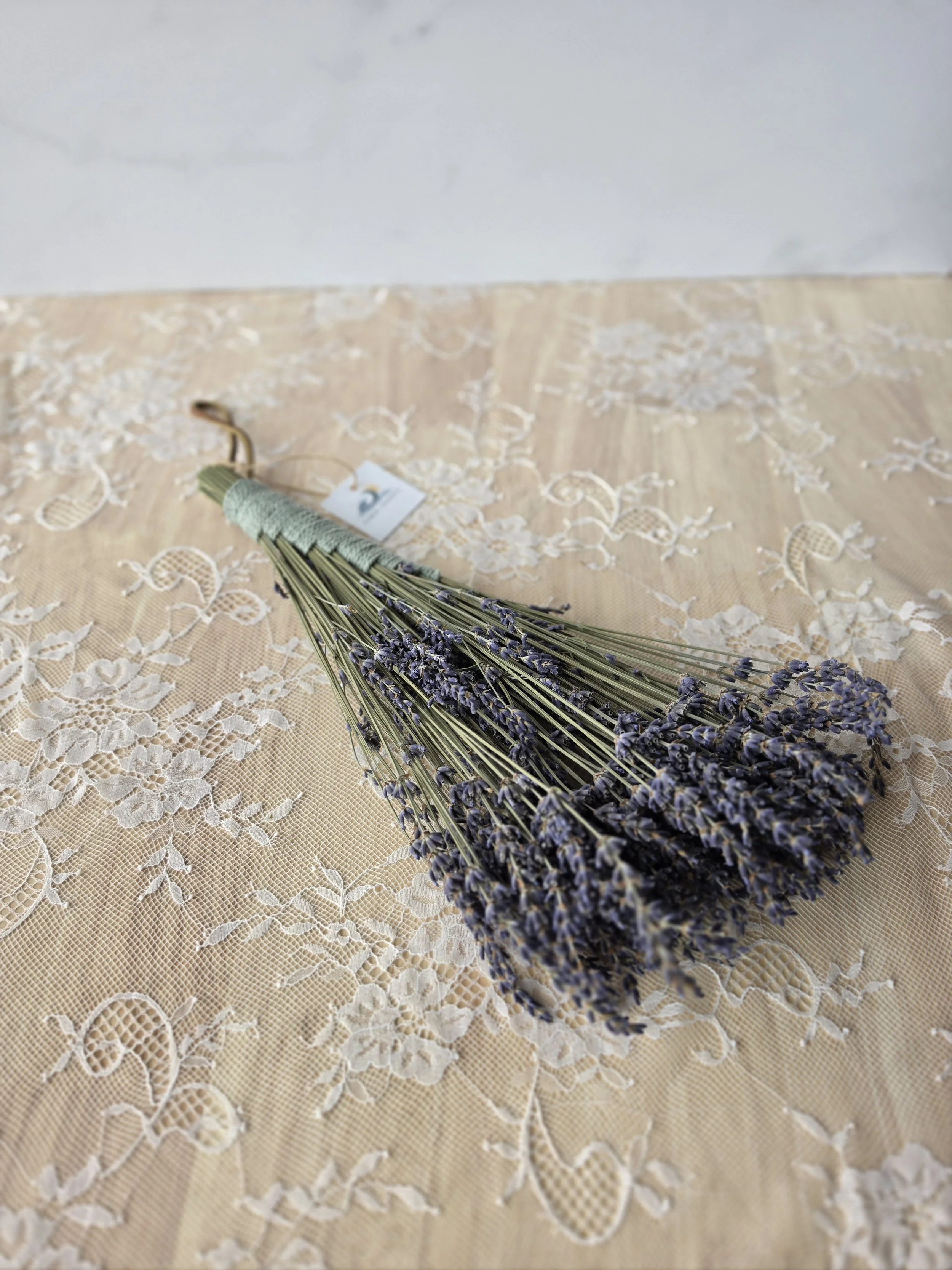 Handcrafted Lavender Woven Broom