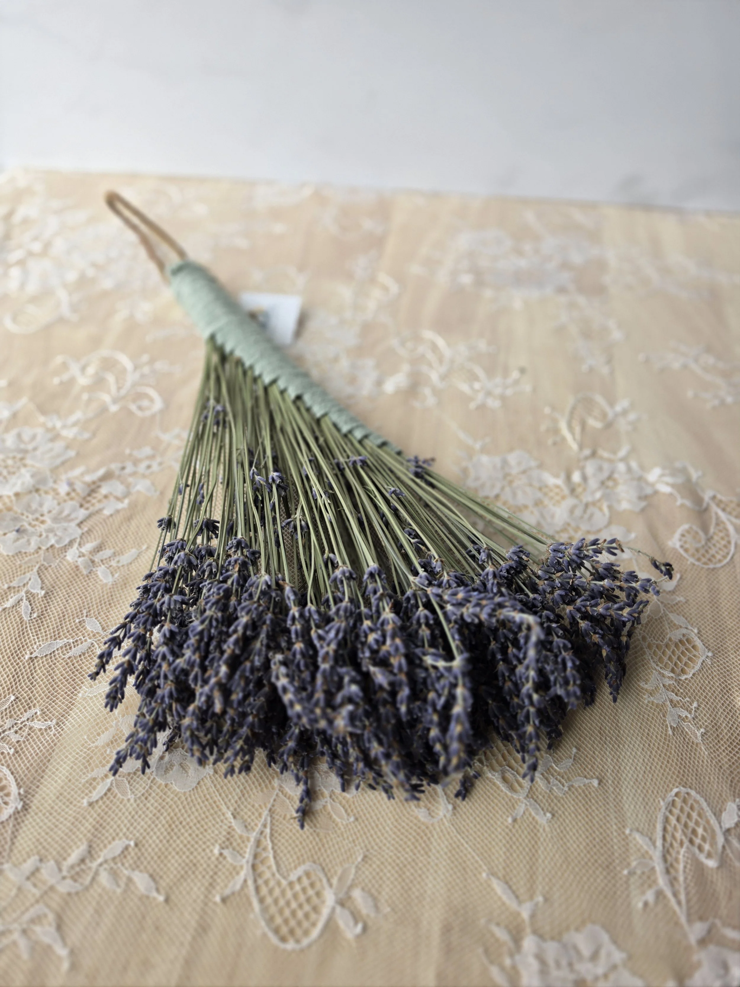 Handcrafted Lavender Woven Broom