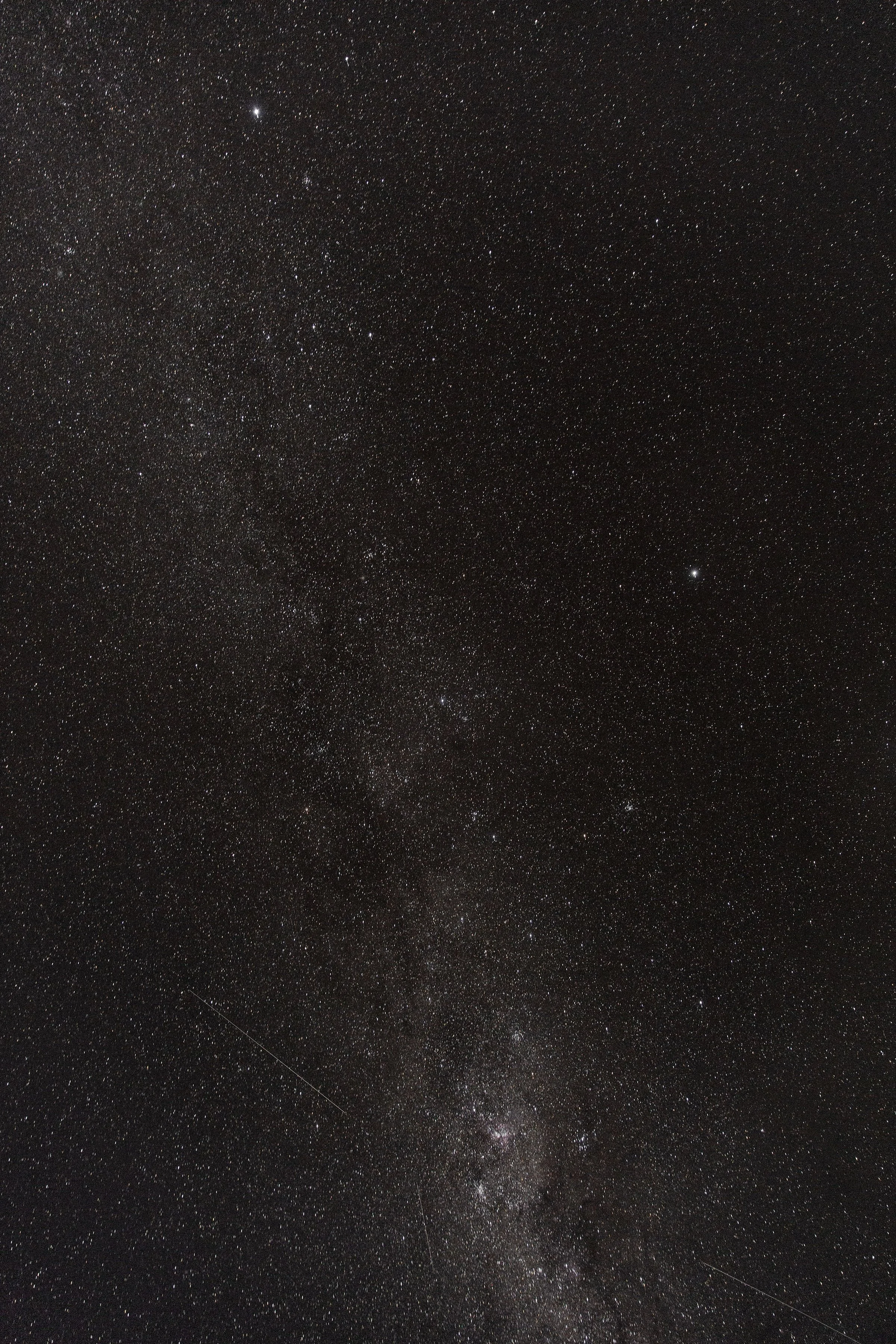 Night sky filled with stars and the Milky Way galaxy.