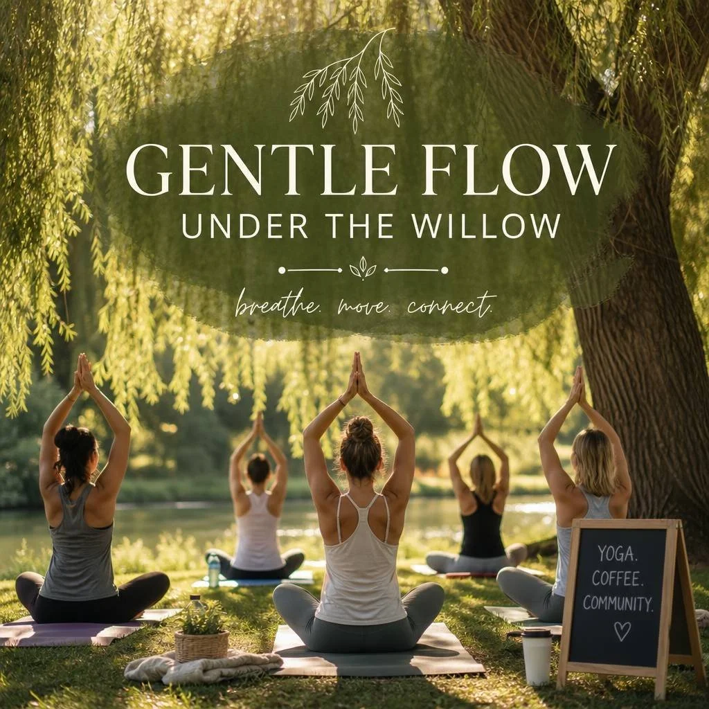 Grounded Ember Yoga: Gentle Flow Under the Willow