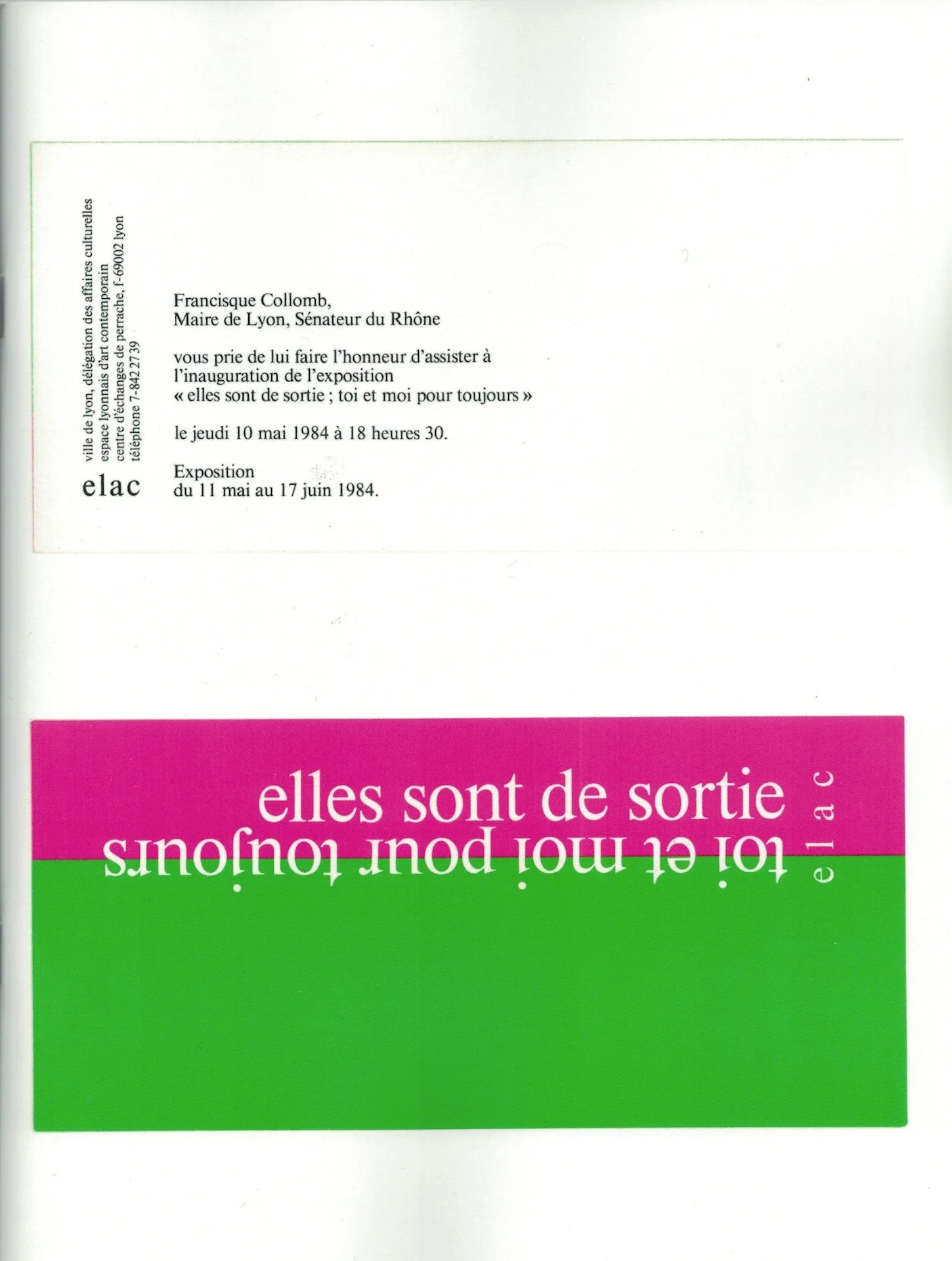 ESDS Archive 2 : ELAC 1984