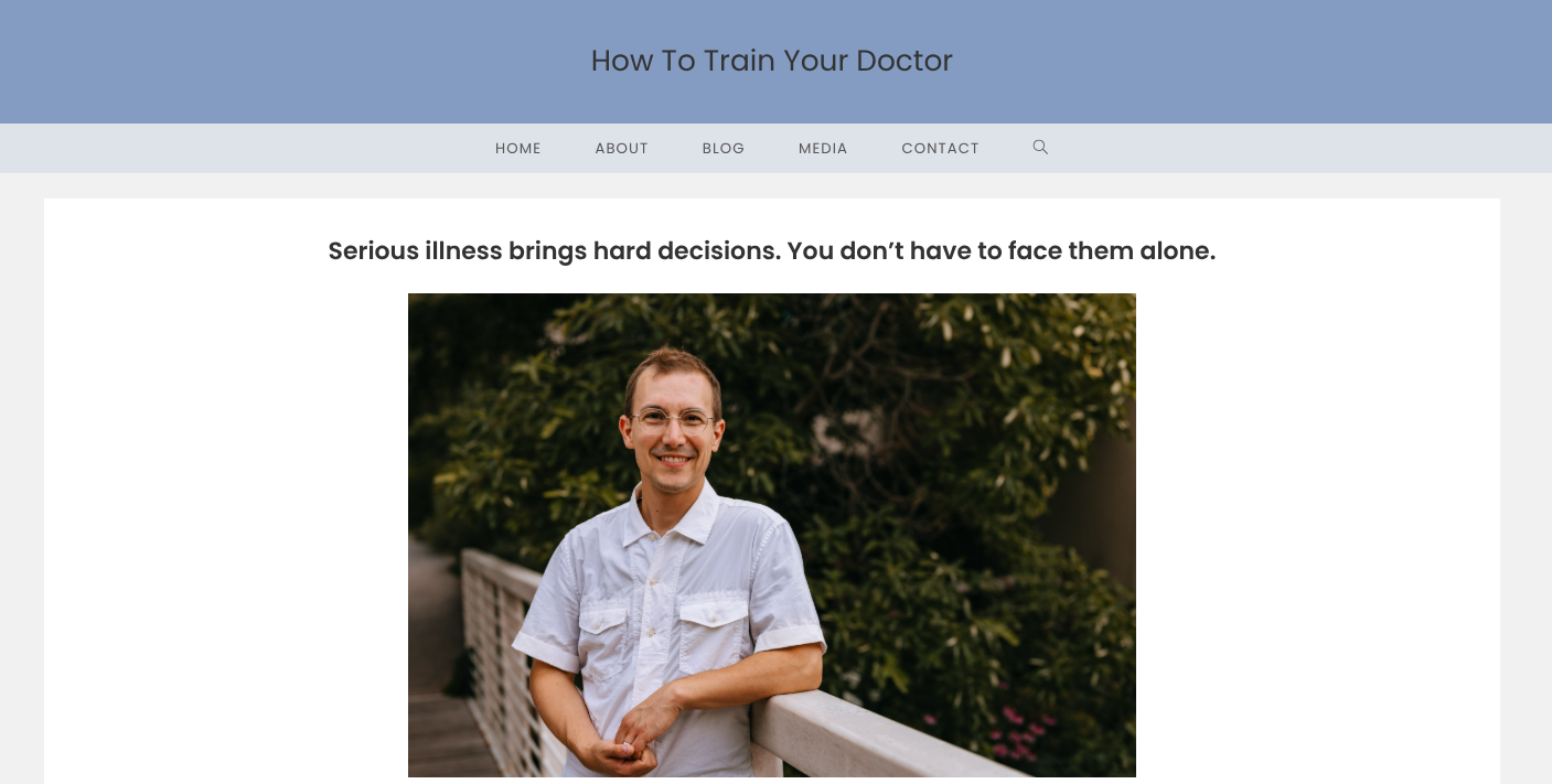 How to Train Your Doctor - Goals of Care Conversation Jump Starter