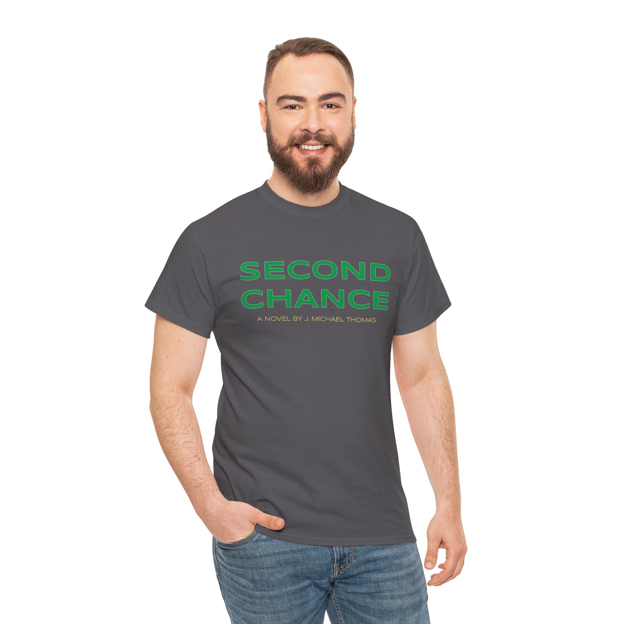Second Chance T-Shirt — Bold Green Retro Text Tee