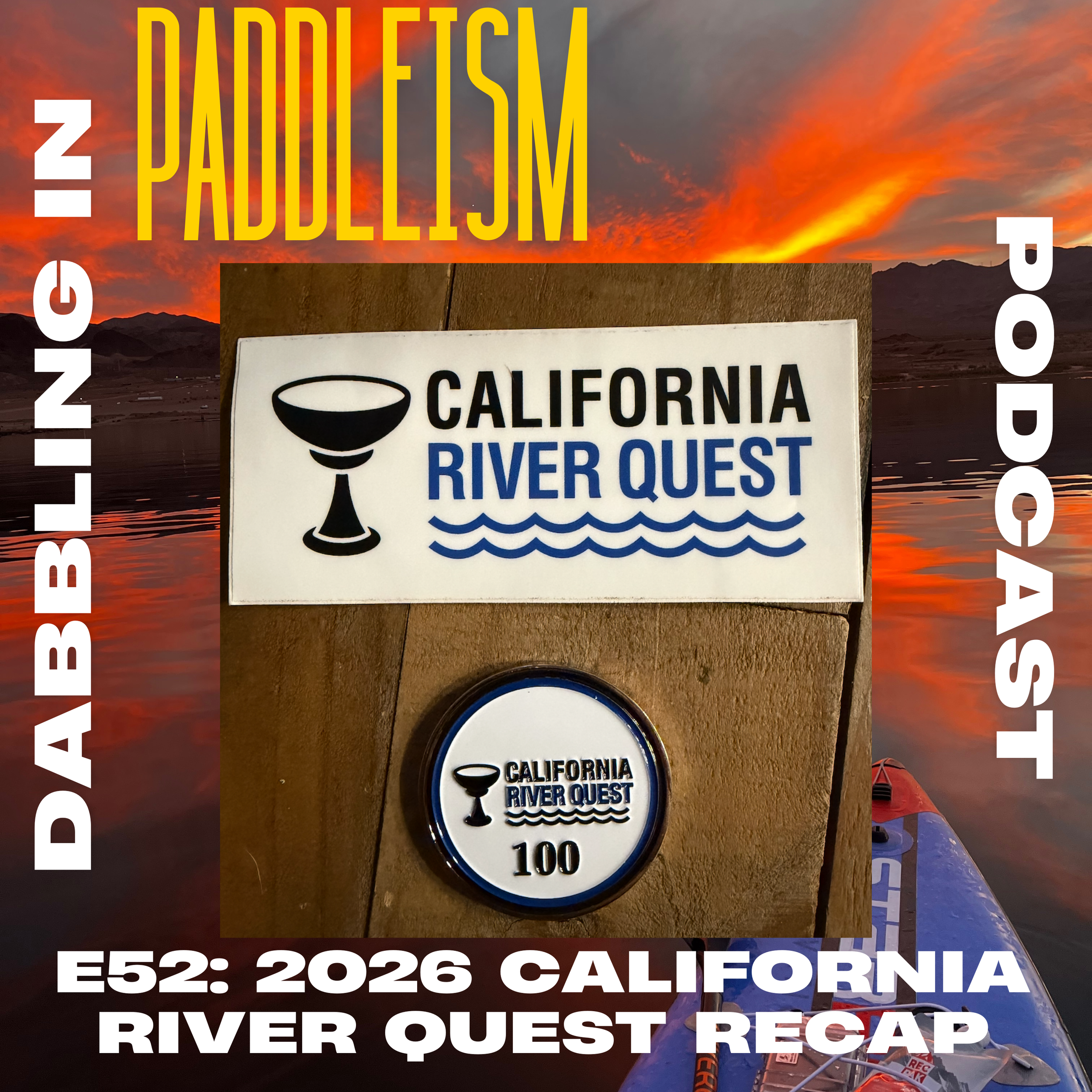 In this episode, Chris Thomas provides a race recap of the 2026 California River Quest as well as highlights ways to support the show via merch, memberships, and donations at www.dabblinginpaddleism.com. 