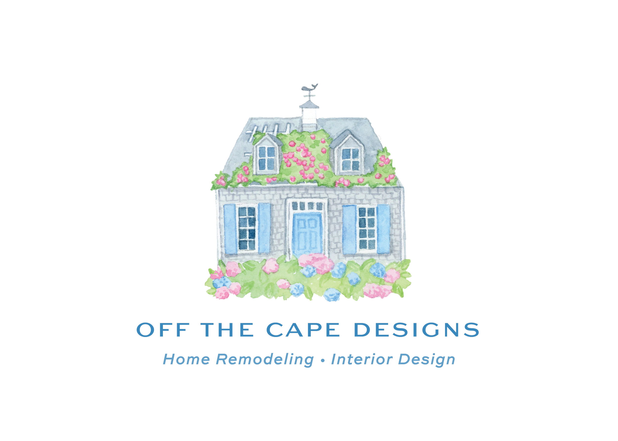 Home remodeling and interior design company logo.