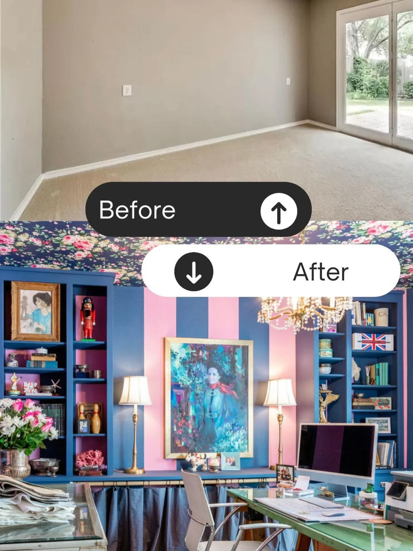 From beige and bland to fun and feminine!