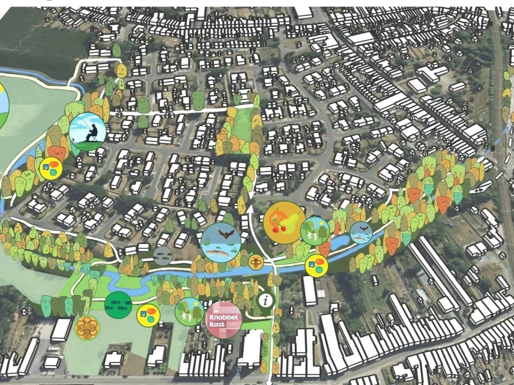 Wervik - landscape study St-Jans River - for Regionale Landschappen Leie&Schelde