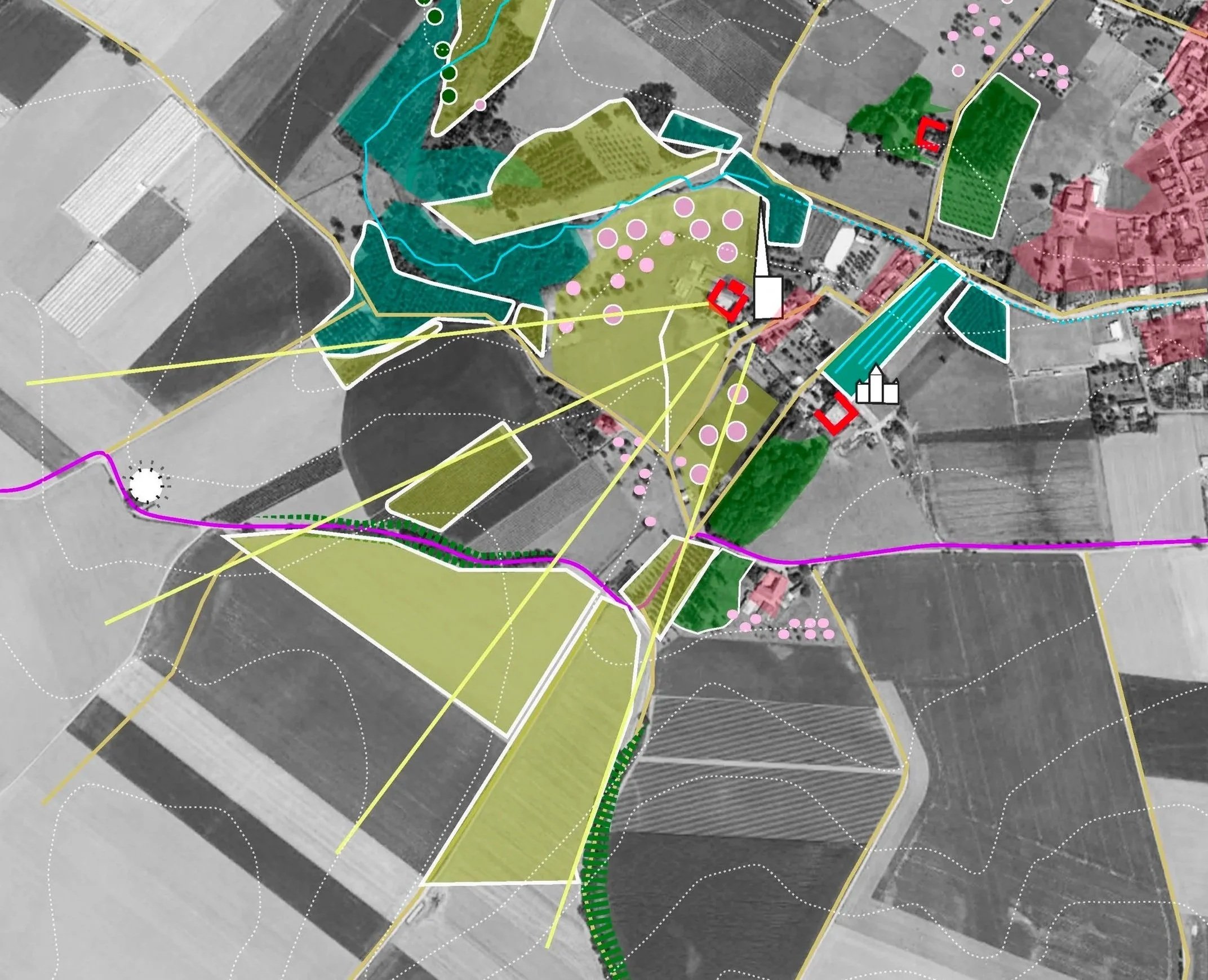Horpmaal: study for landscape interventions