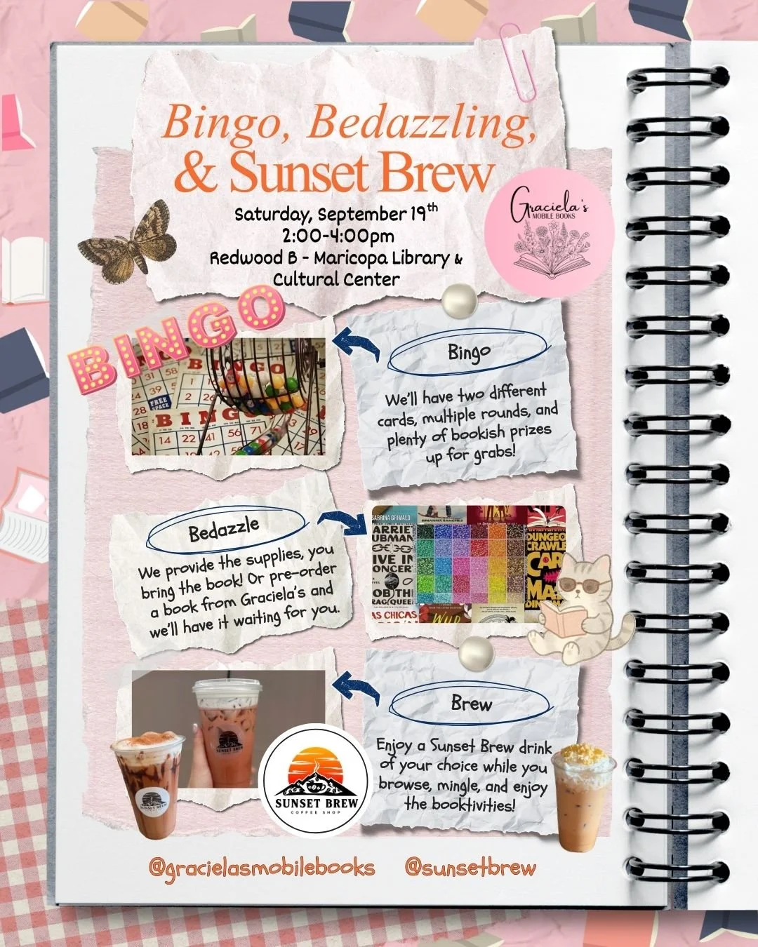 Bingo, Bedazzling, & Sunset Brew