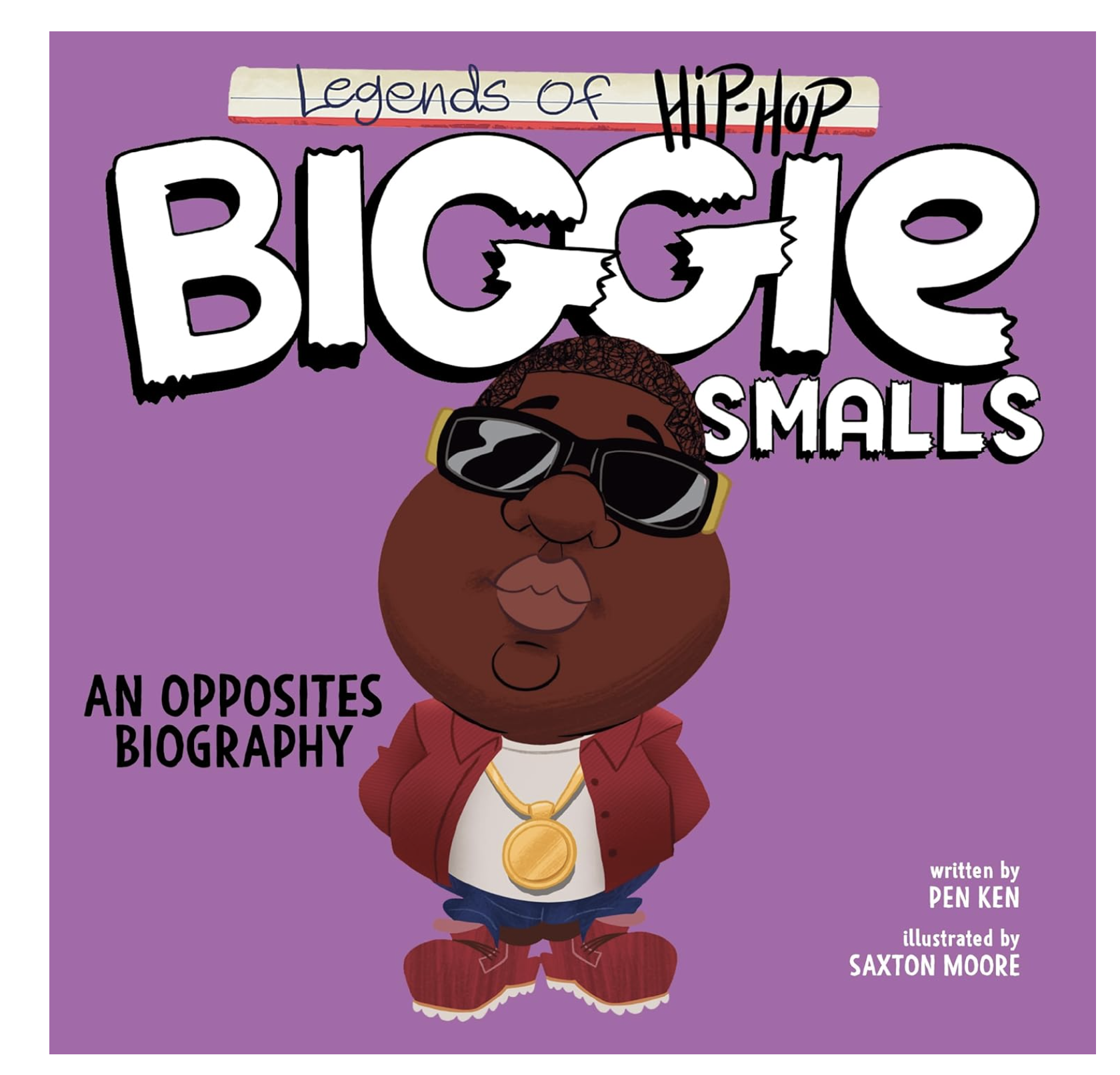 Legends of Hip-Hop: Biggie Smalls - by Pen Ken (Board Book)