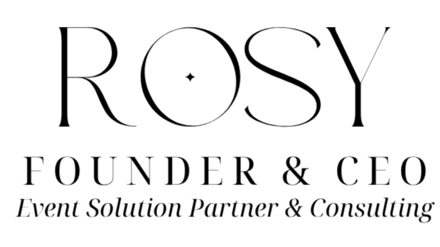 Rosy Founder & CEO event solution partner and consulting logo