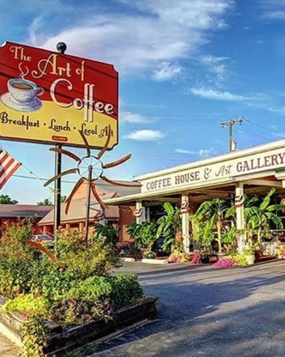 The Art of Coffee, serving Virginia's Northern Neck gourmet coffees, home-style breakfast, and unique lunches.