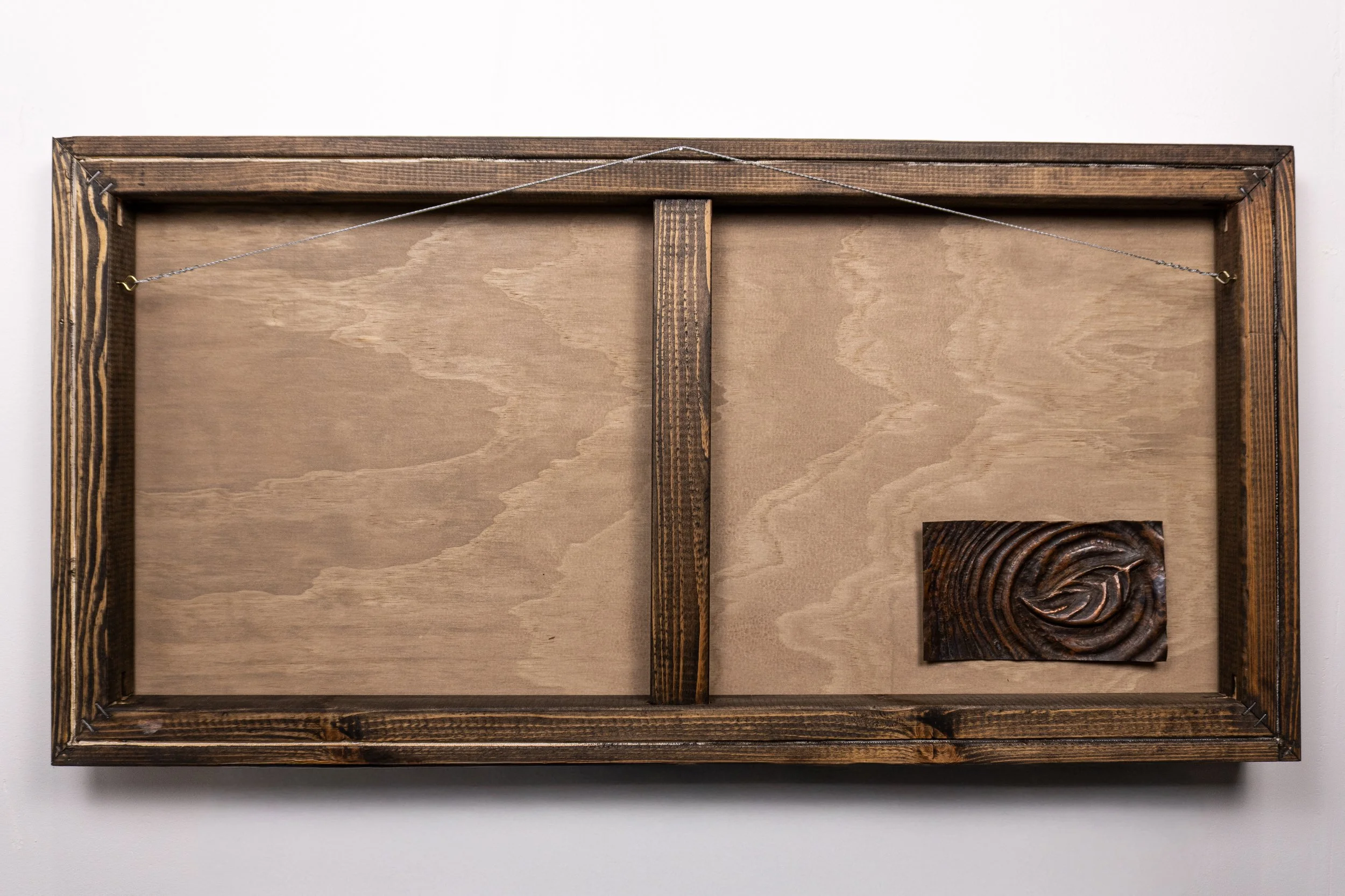 Over Soon, 2026, 
Copper, wood, 
30" x 15 1/4"