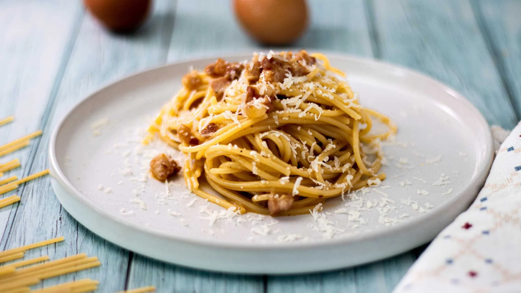 Carbonara with a Healthy Twist