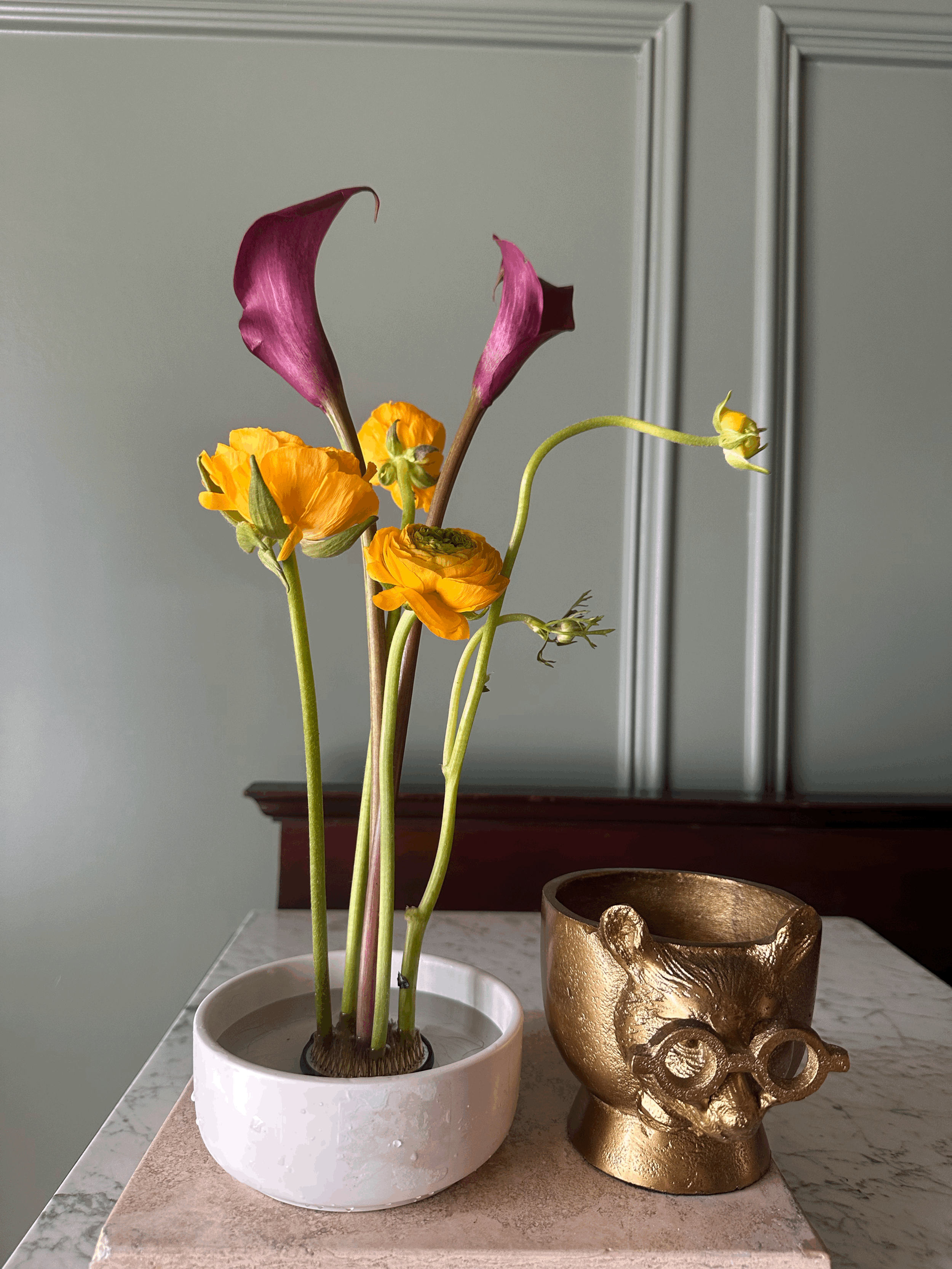 Ikebana Inspired Arrangement