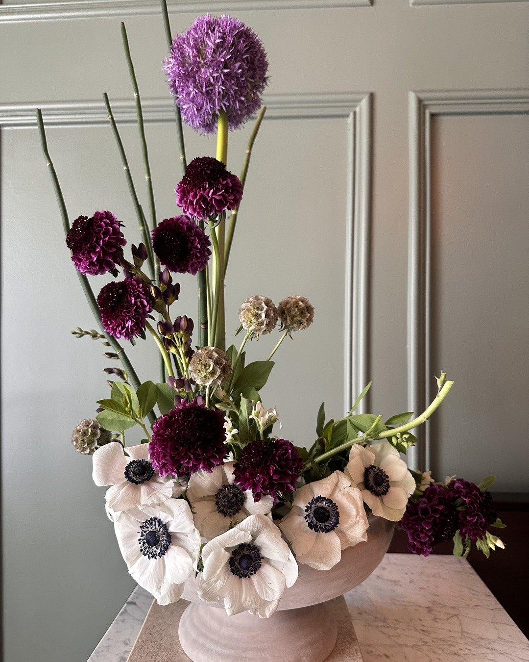 Midnight in the Garden | Ikebana Inspired