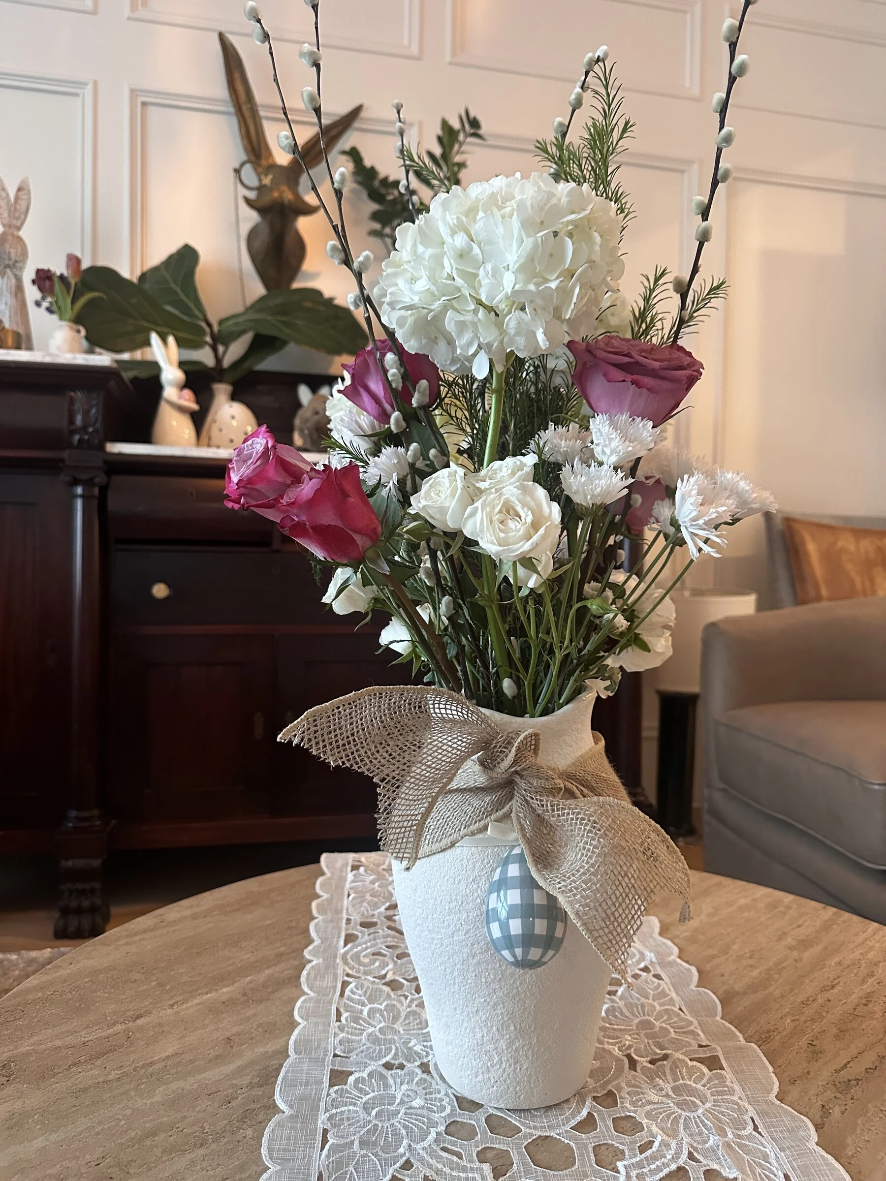 white-hydrangea-mauve-rose-easter-arrangement-apex-florist.jpg