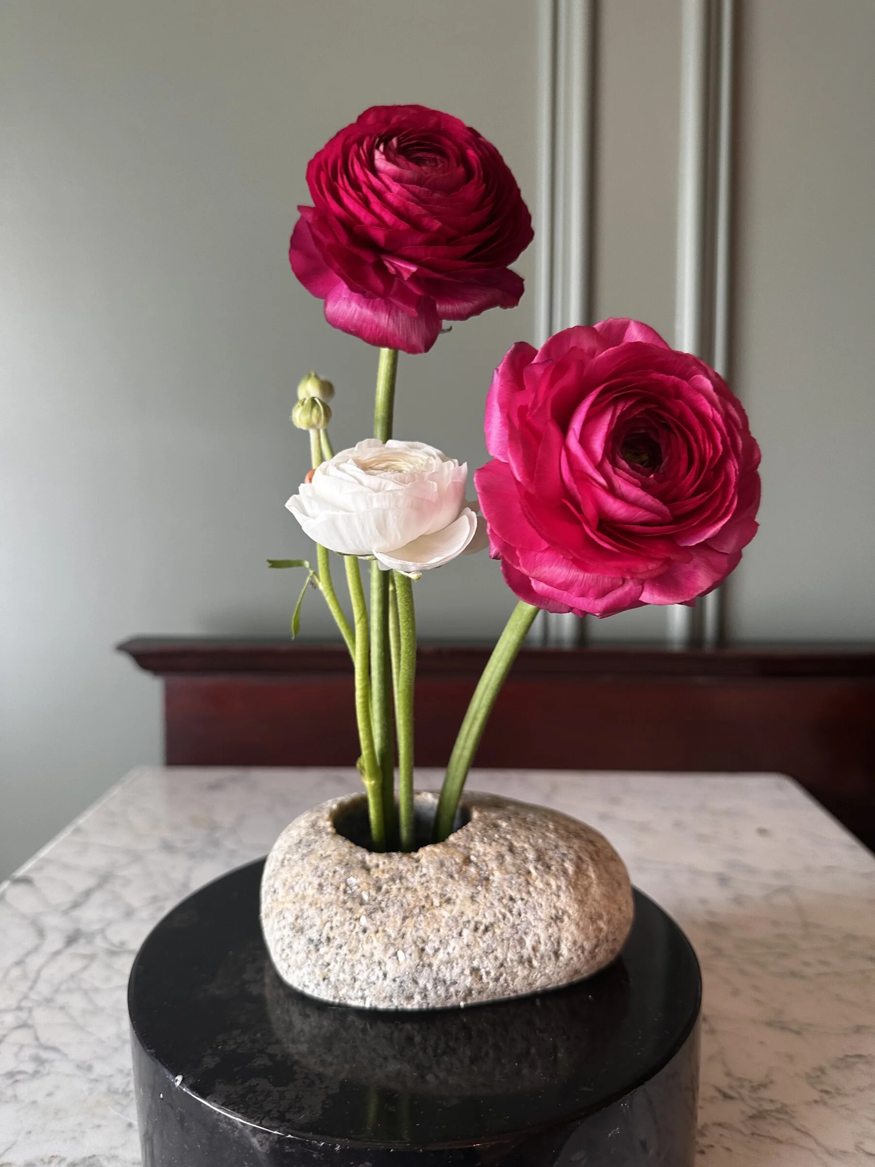 redwhiteranunculusbeachstoneblackmarblestandtrianglencfloristv1.jpg