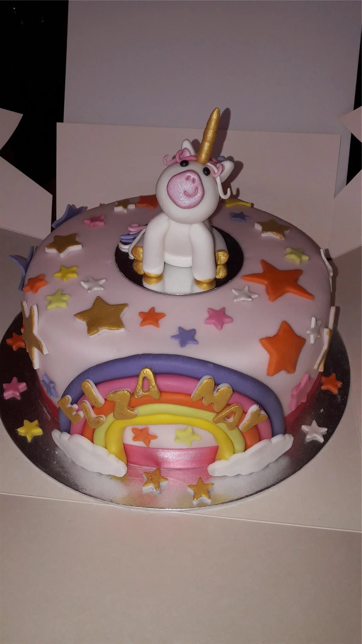 Unicorn & Rainbow novelty cake