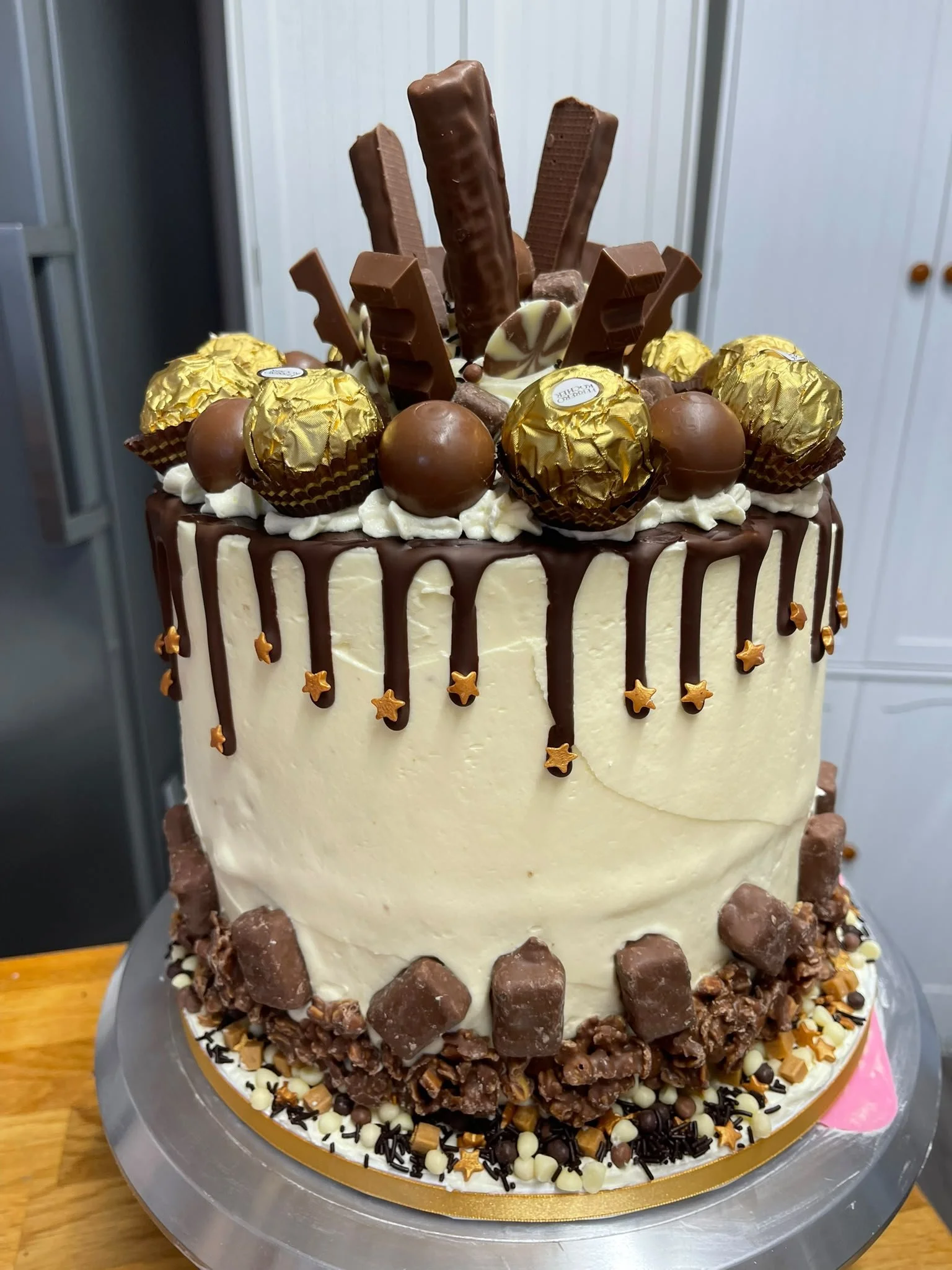 Ferrero Rocher Death By Chocolate celebration cake