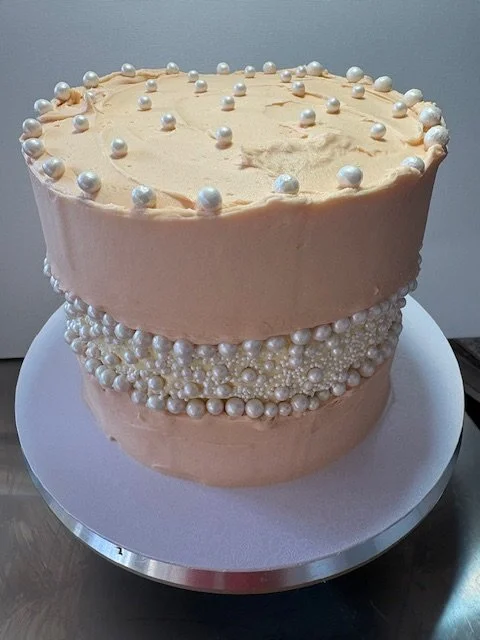 Pearls - Faultline Celebration Cake