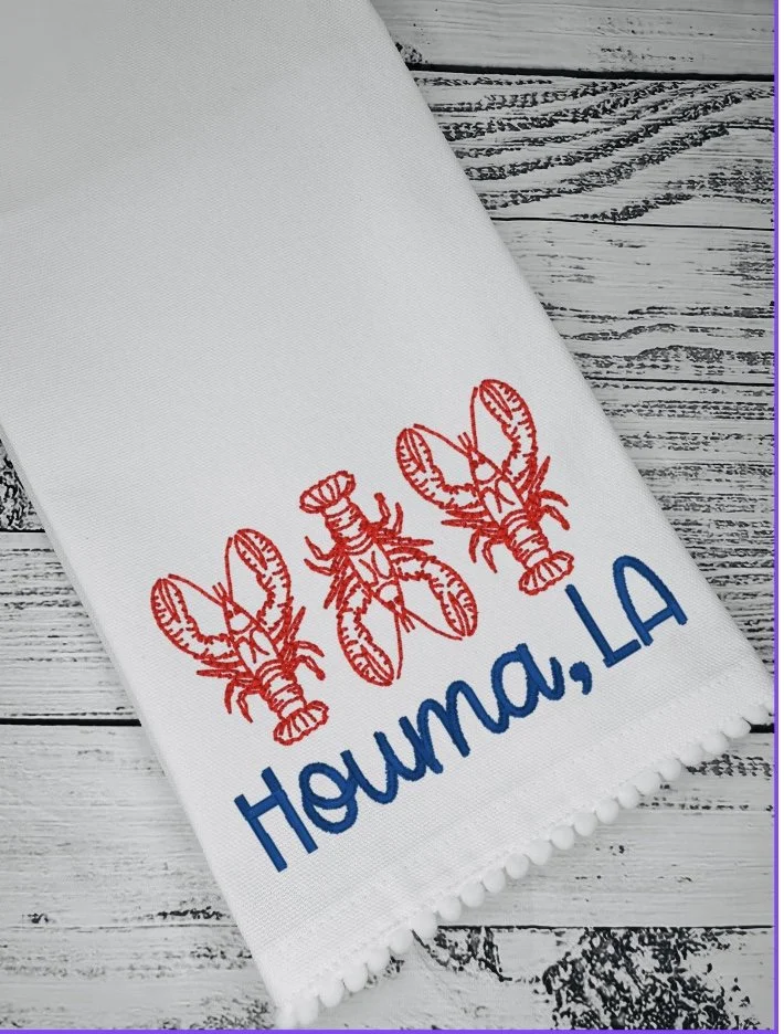 Tea Towel - Hometown Series - Houma, LA