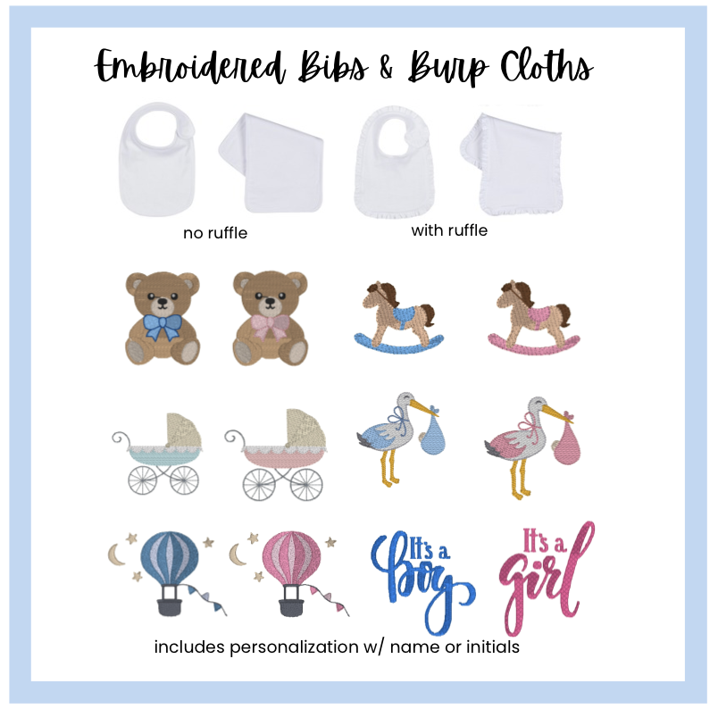 Infant Bib/Burp Cloth