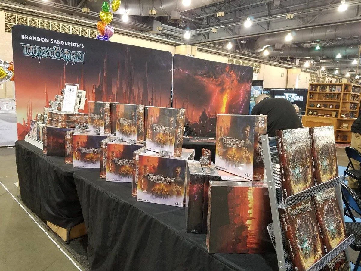 Crafty Games convention booth backdrops.