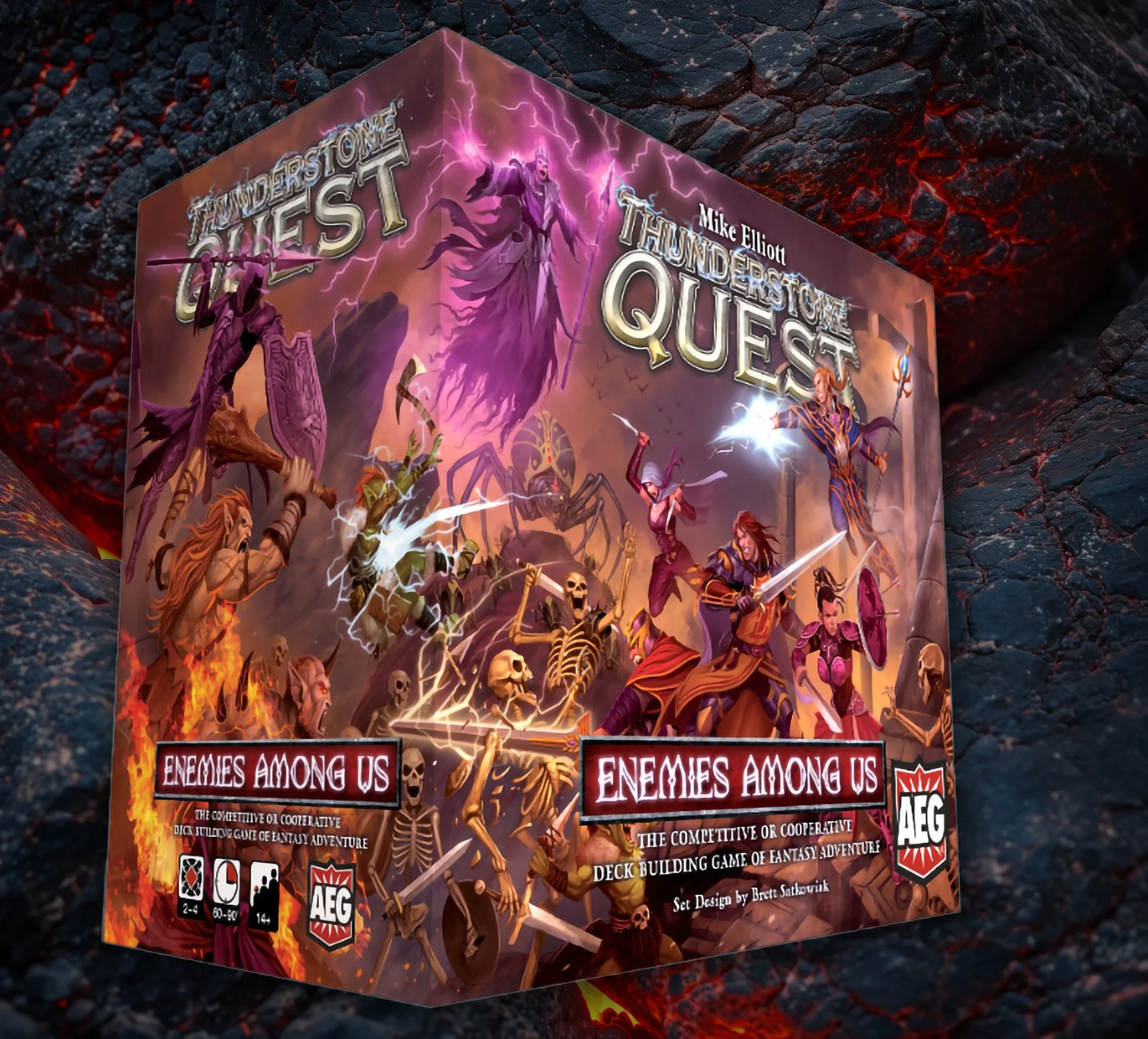 Thunderstone table top game packaging.