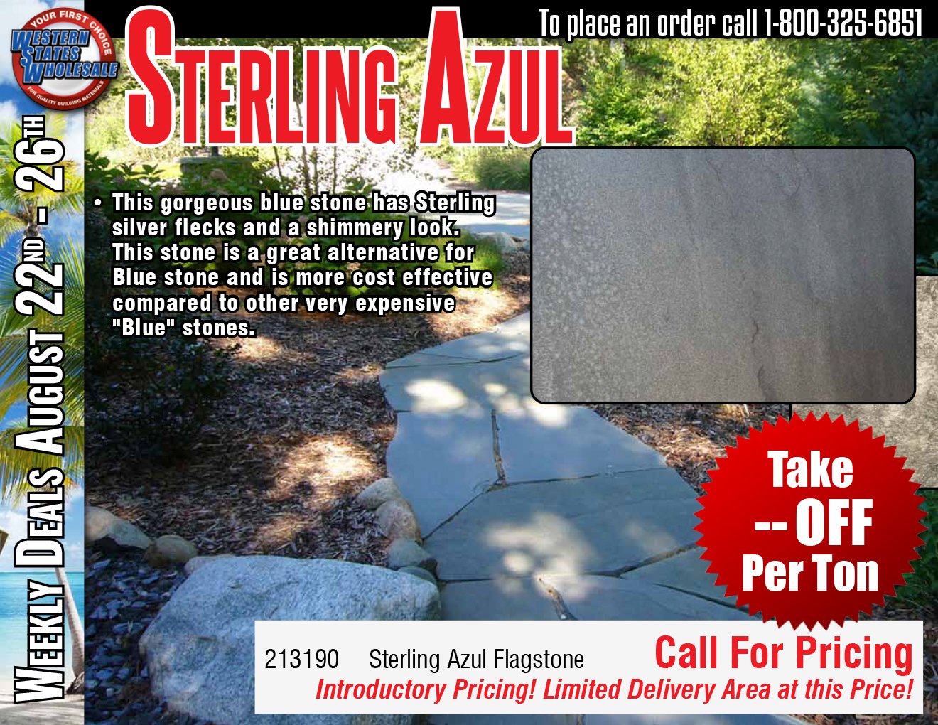 Twice-monthly sales flyer for WSW products. 